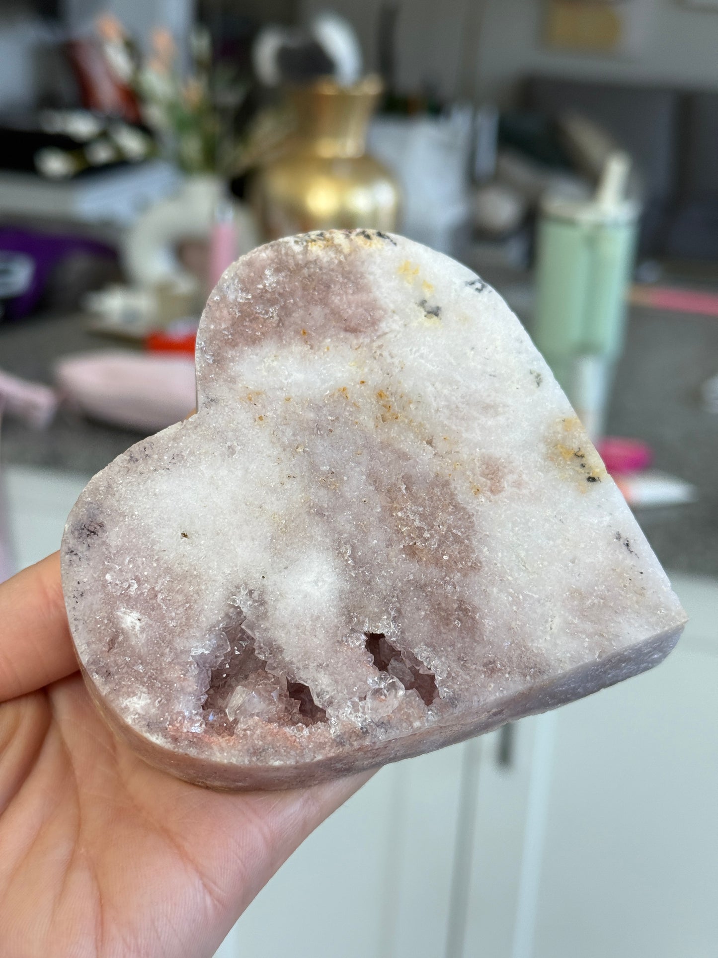 Pink Amethyst Heart STEAL DEAL
