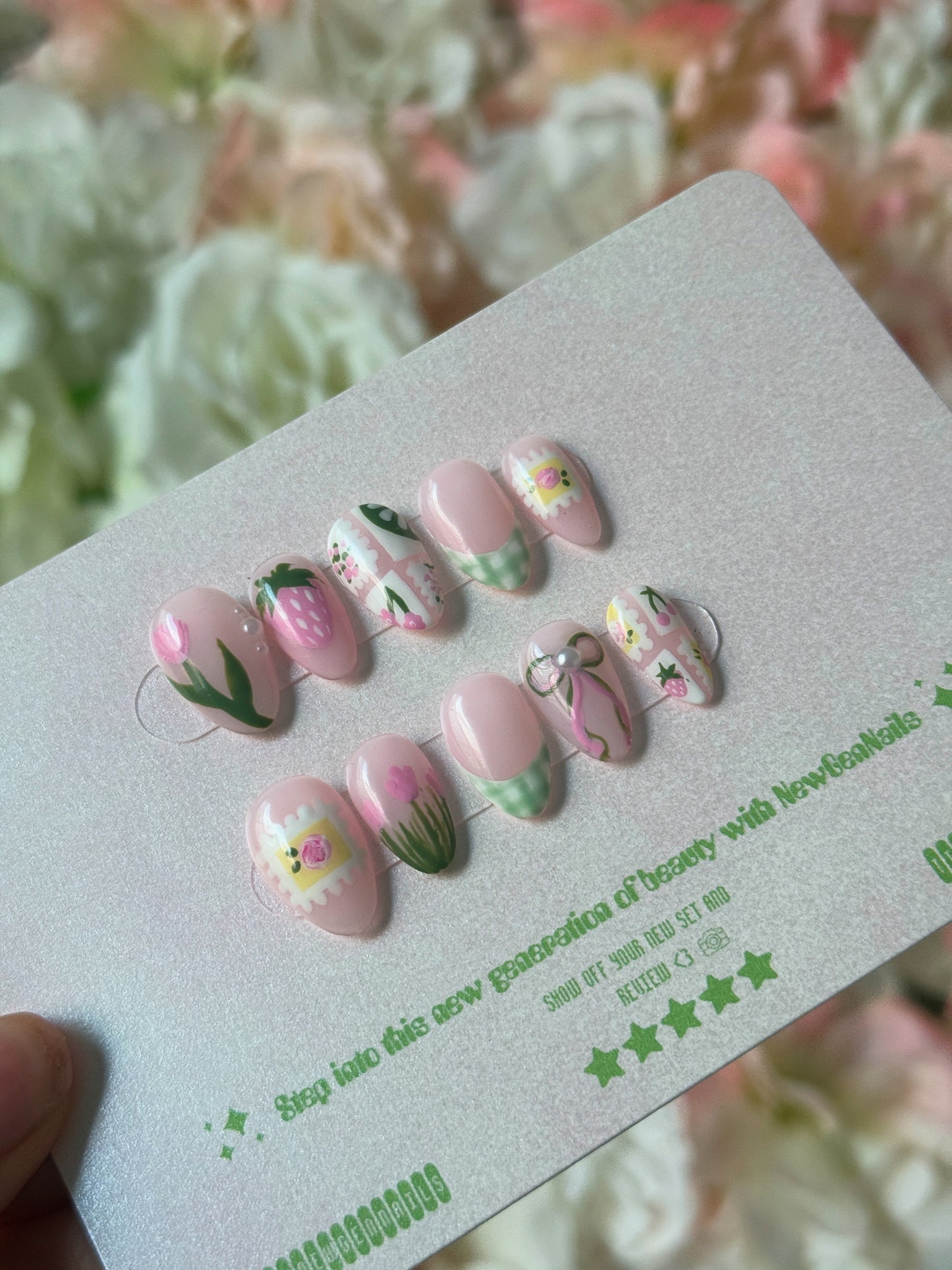 Custom Press On Nail Set