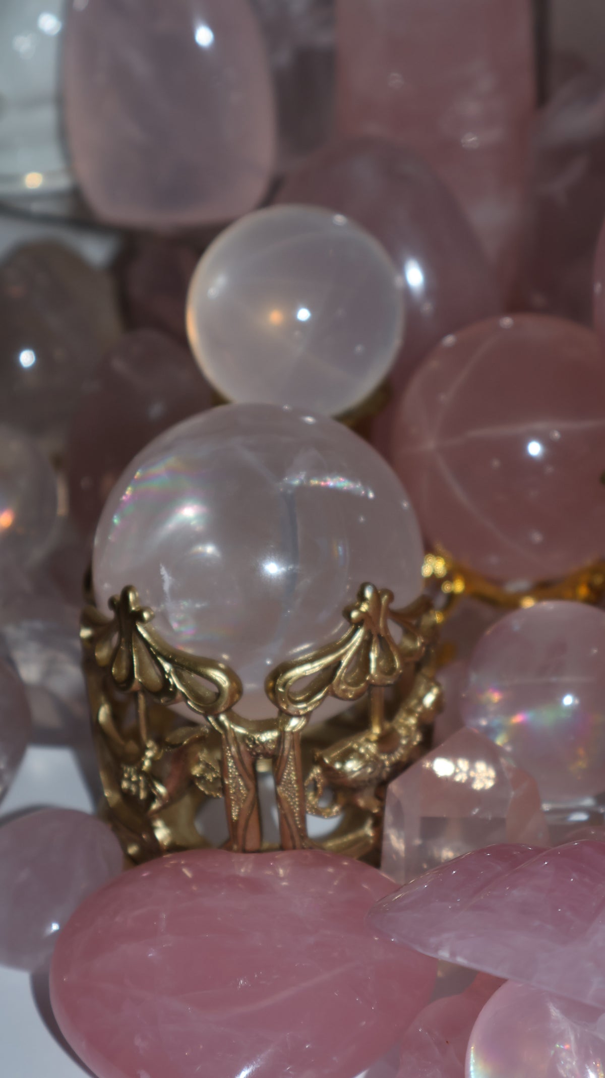 Vintage Silver Carousel Sphere Stand