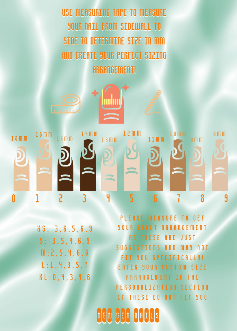 Glitter dipped French tip swirly abstract reusable press on nails