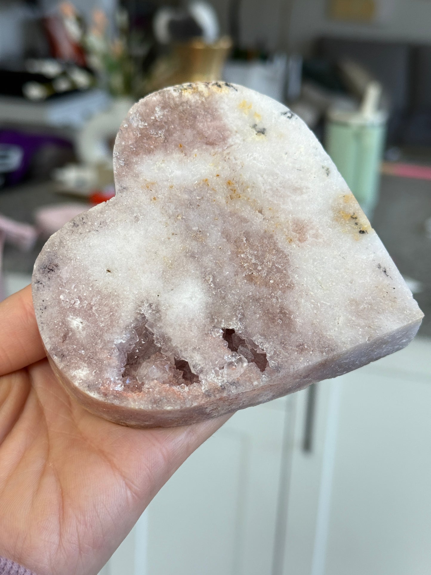 Pink Amethyst Heart STEAL DEAL