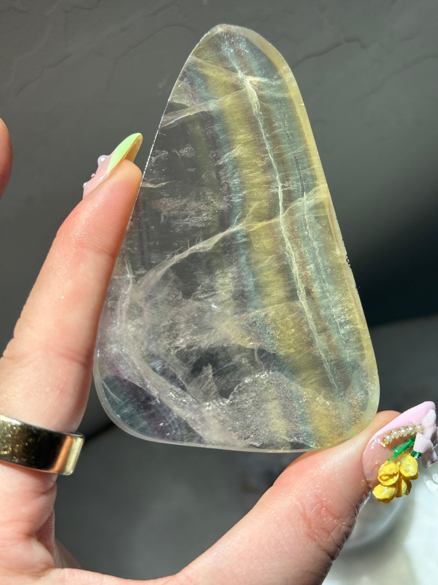 Polished Fluorite Slab C