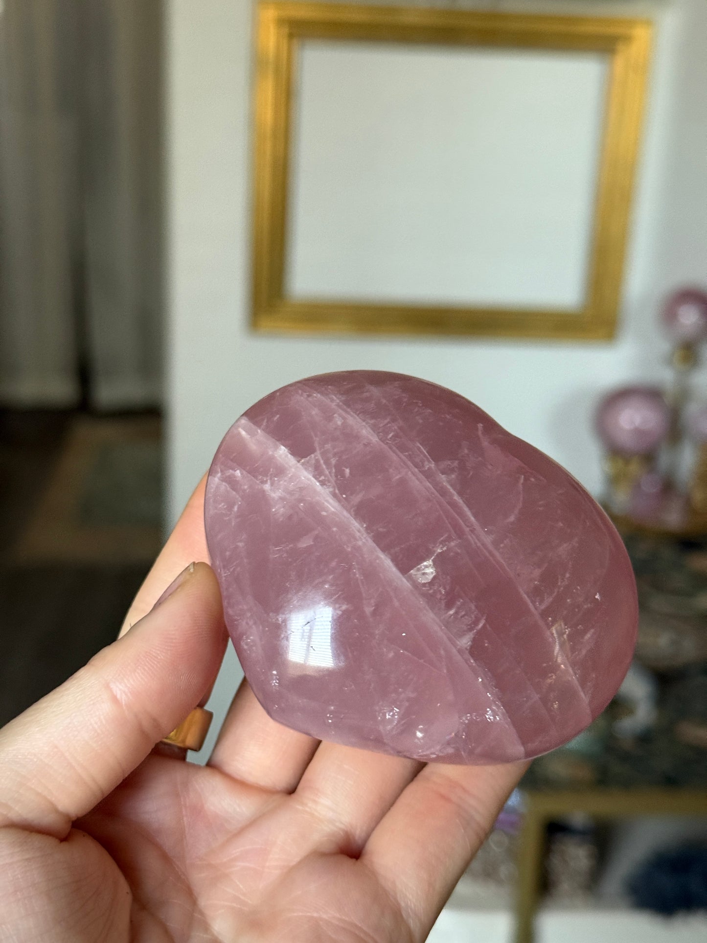 Berry Tone Gemmy Star Rose Quartz Heart ✨
