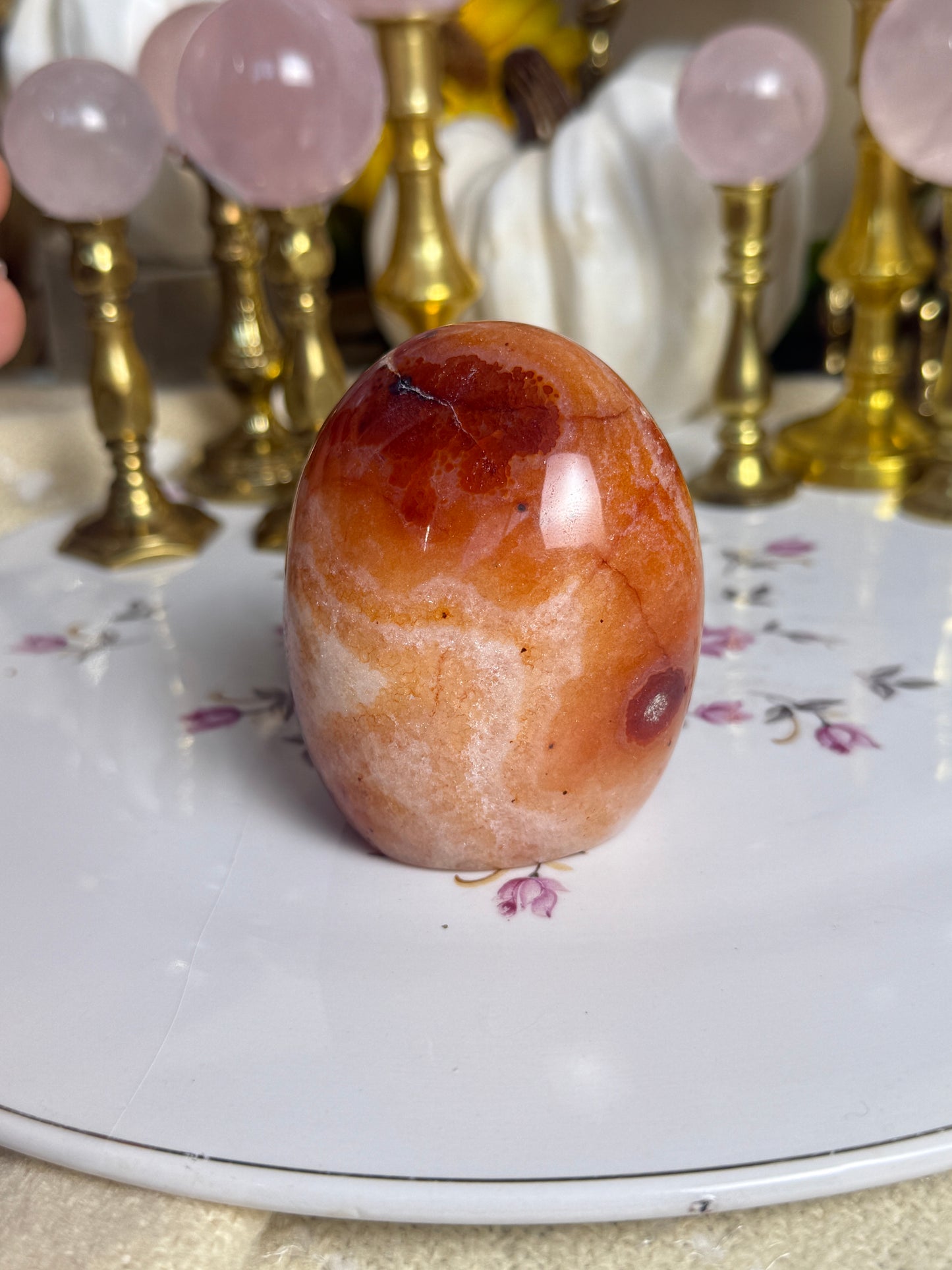 Quartz Filled Coral Carnelian Freeform