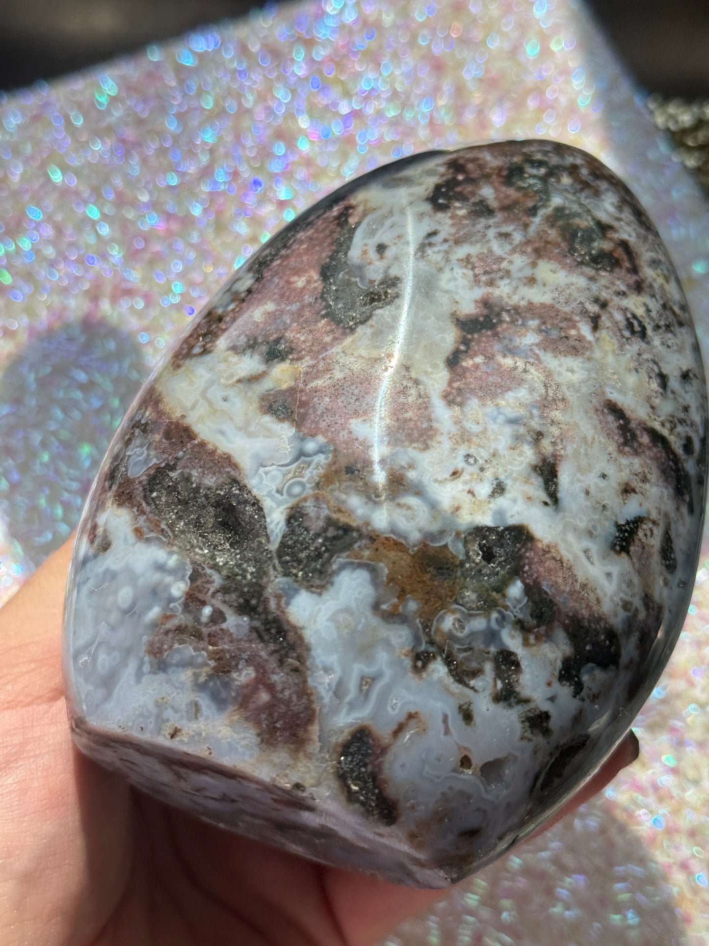Unreal Raspberry Pink Cosmic Jasper Freeform