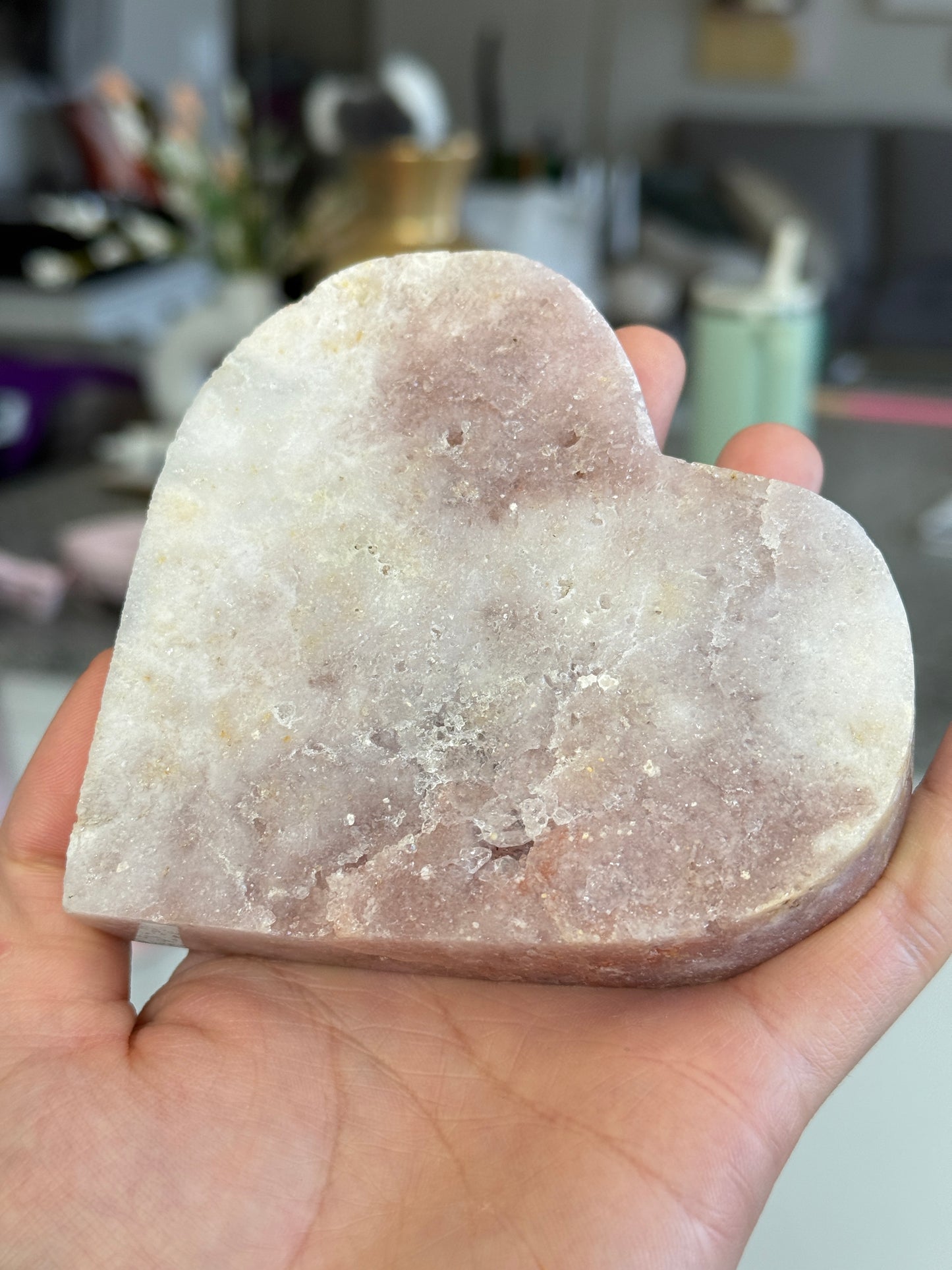 Pink Amethyst Heart STEAL DEAL