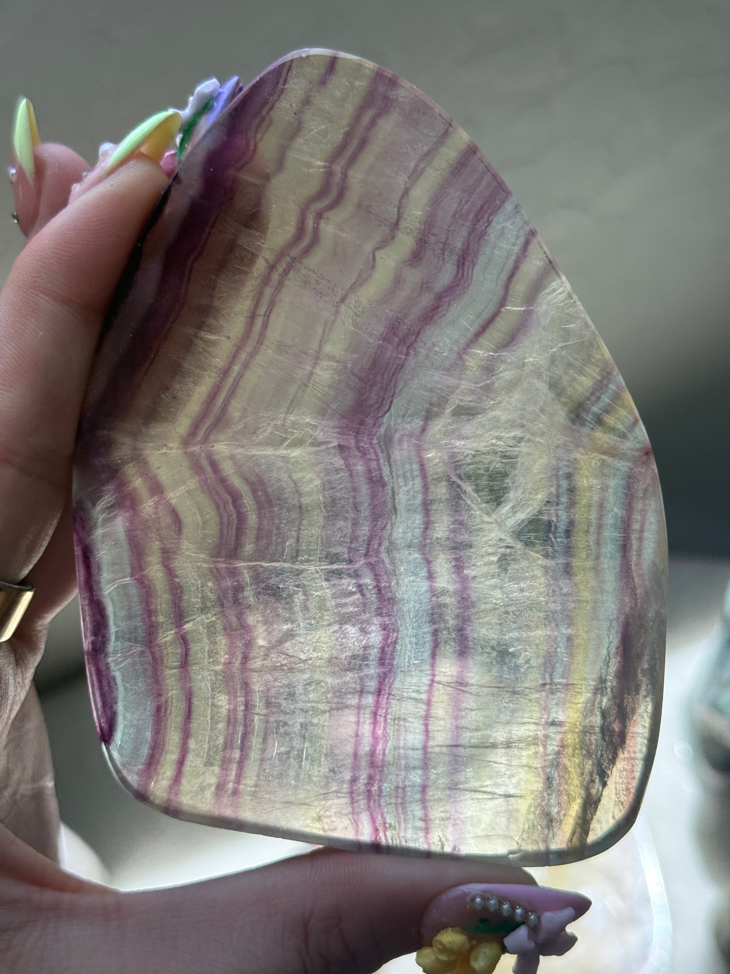 Flourite Polished Slab 💗