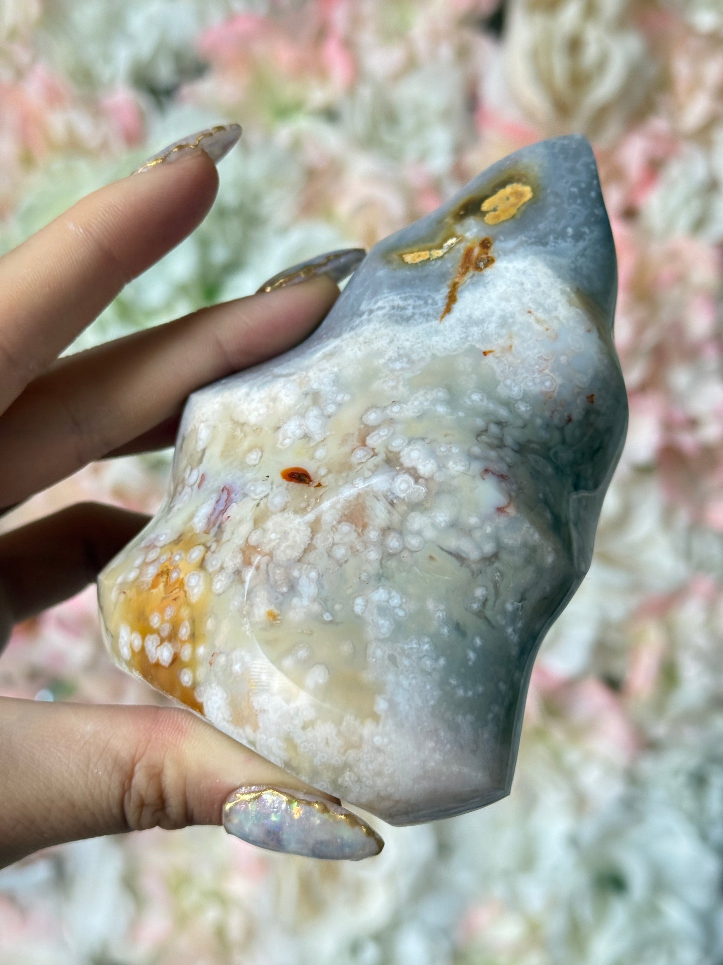 Flower Agate Flame