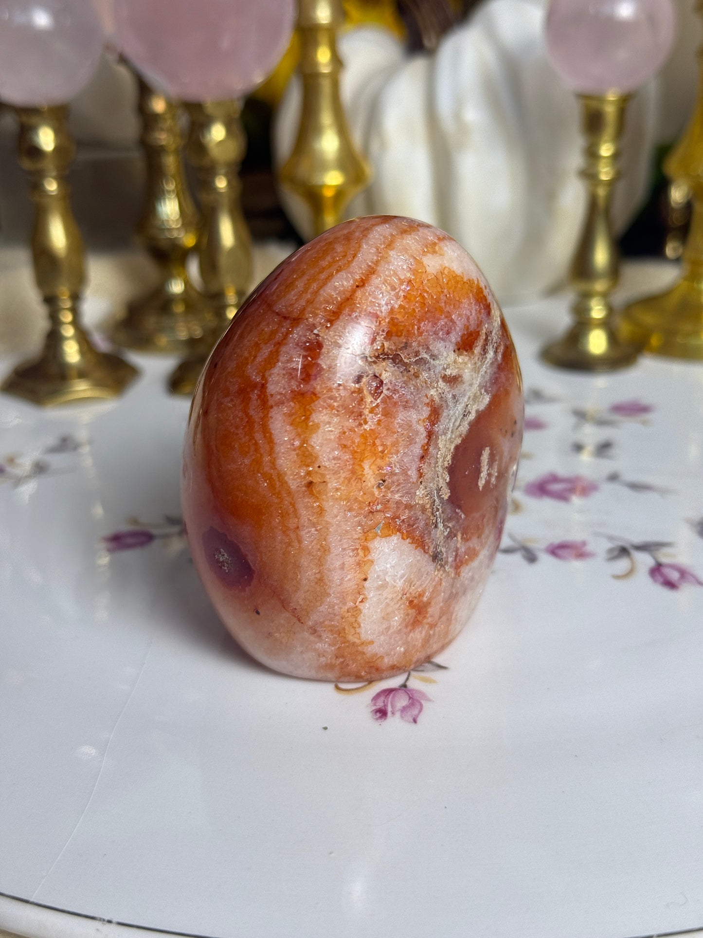 Quartz Filled Coral Carnelian Freeform