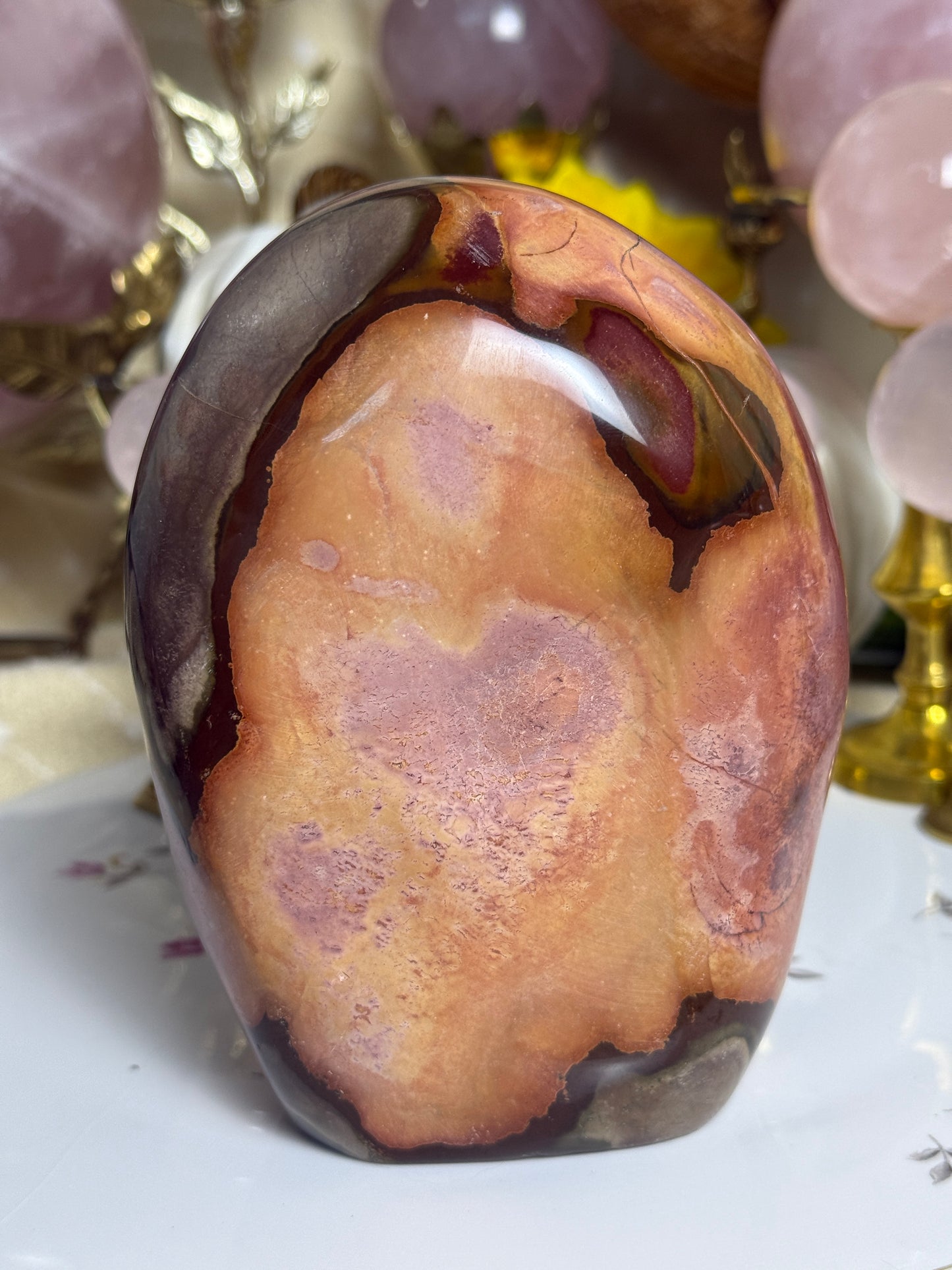 One of a Kind ‘Heart’ Polychrome Jasper