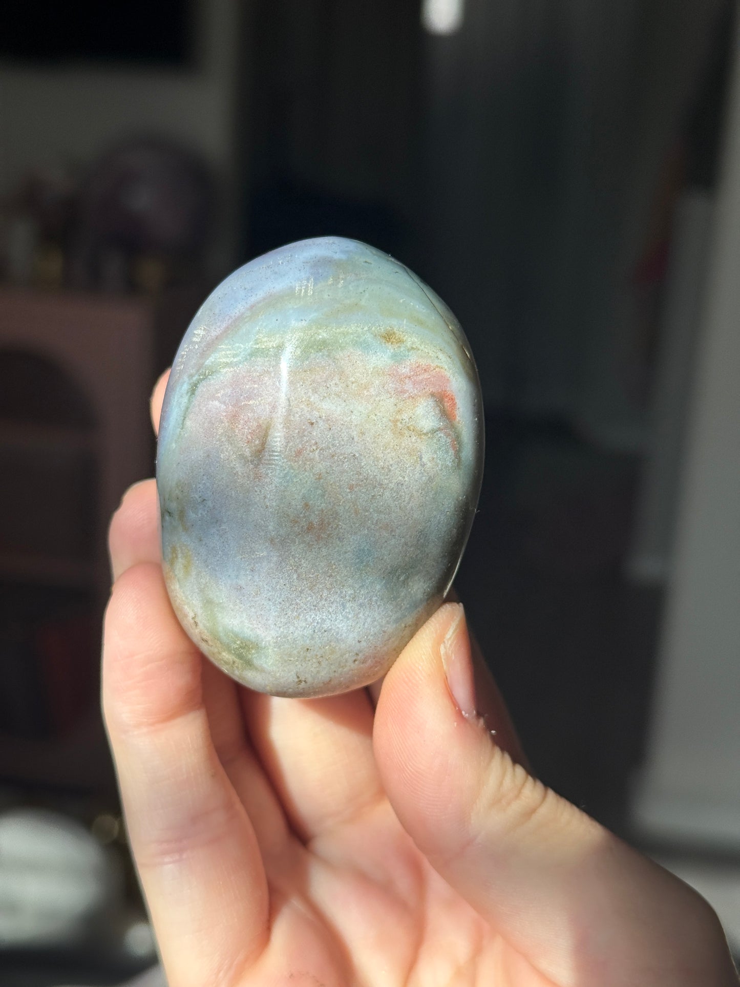 Rainbow Jasper  Pastel Palmstone