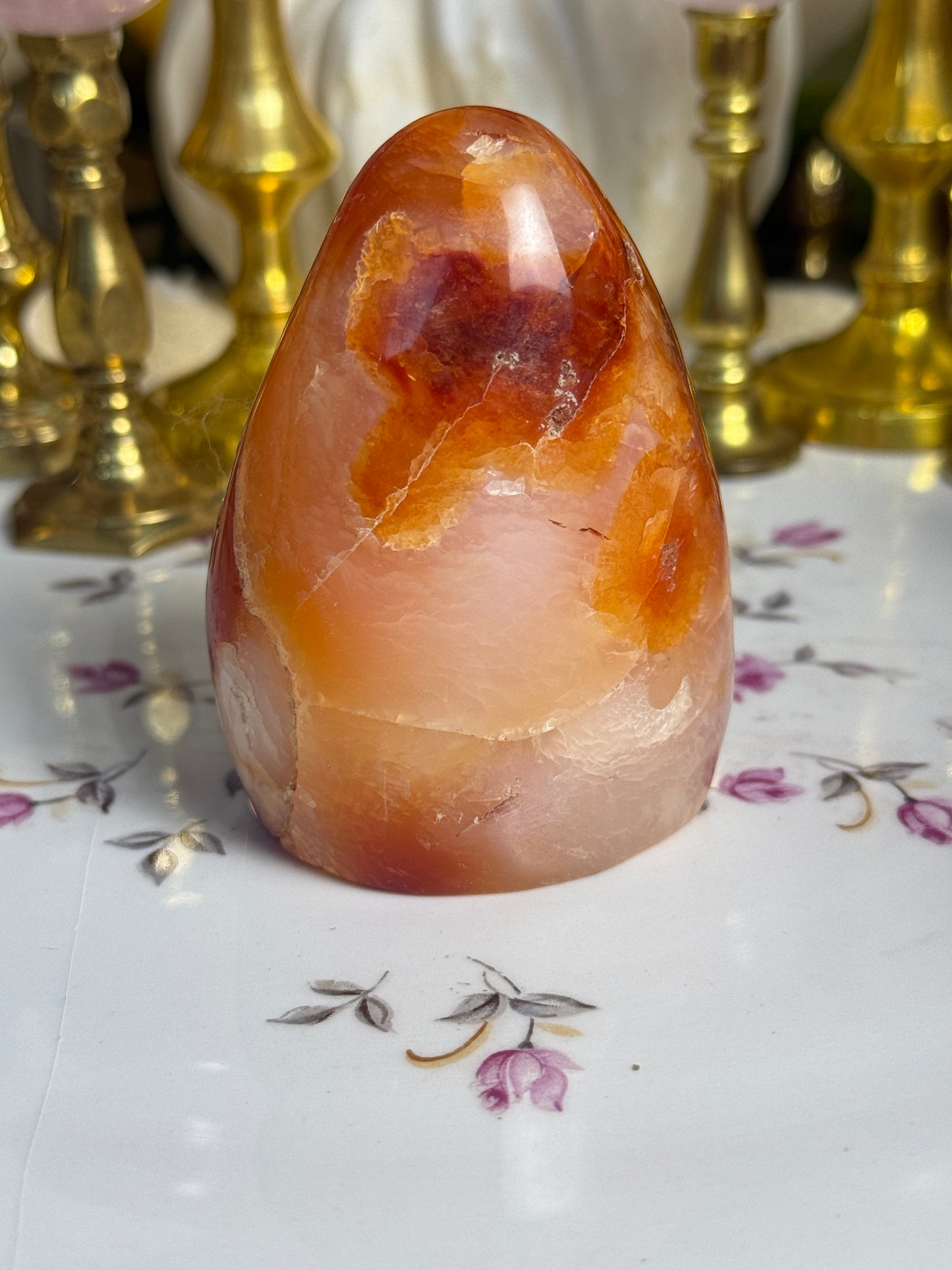 Pumpkin Slush Carnelian Freeform