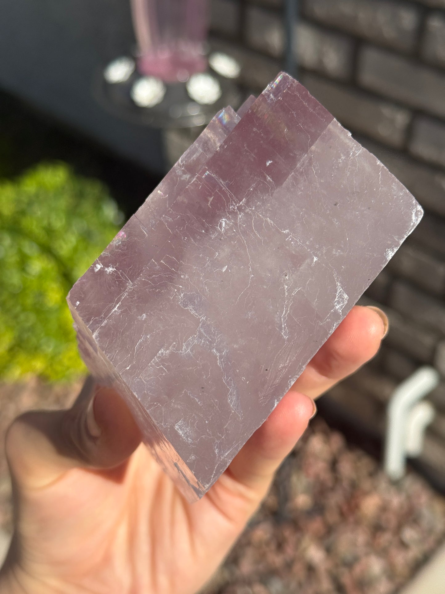 Large Purple Phantom Rainbow-Filled Balmat Calcite 🪄🦄