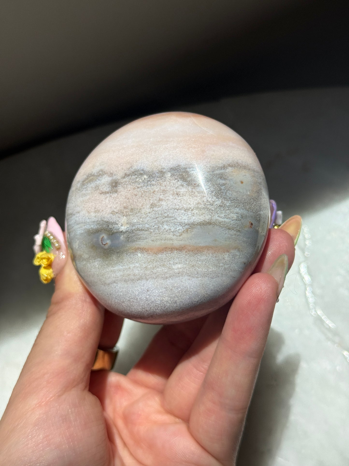 XL Pastel Pink Palmstone
