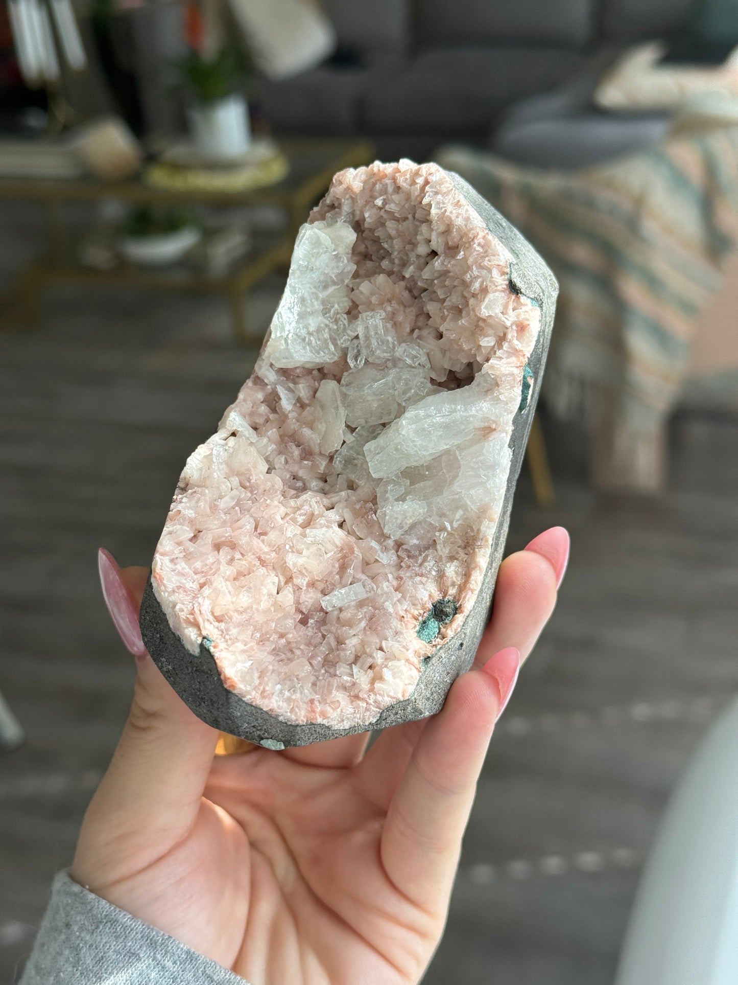 Pink Apothyllite Cave Freeform