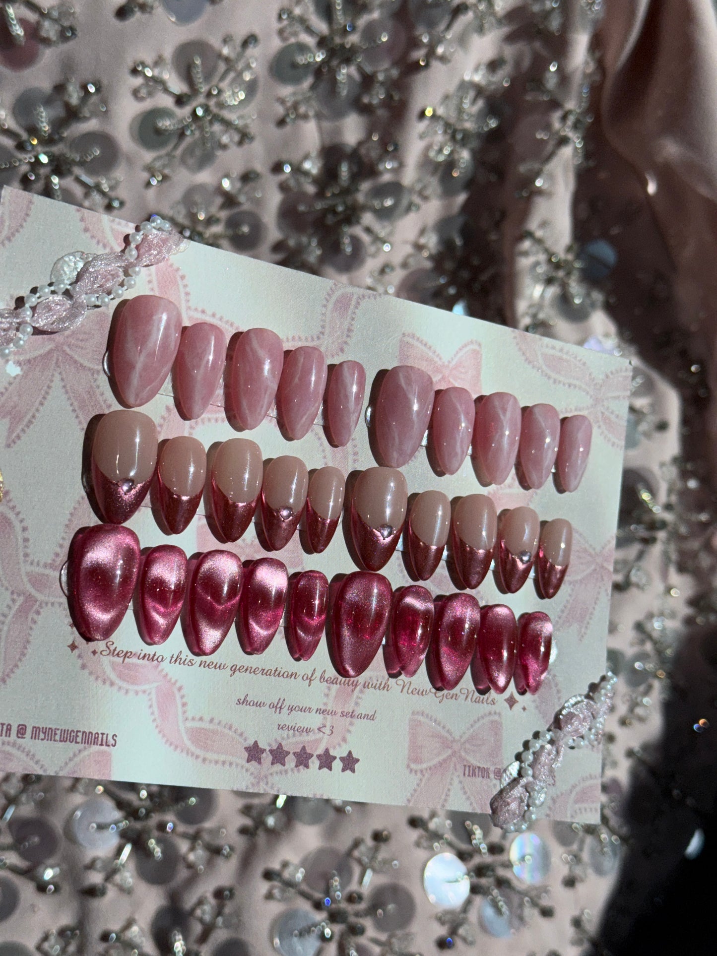 Velvet Rose Press On Nail Trio Bundle -Valentines Day Edition💗🎀