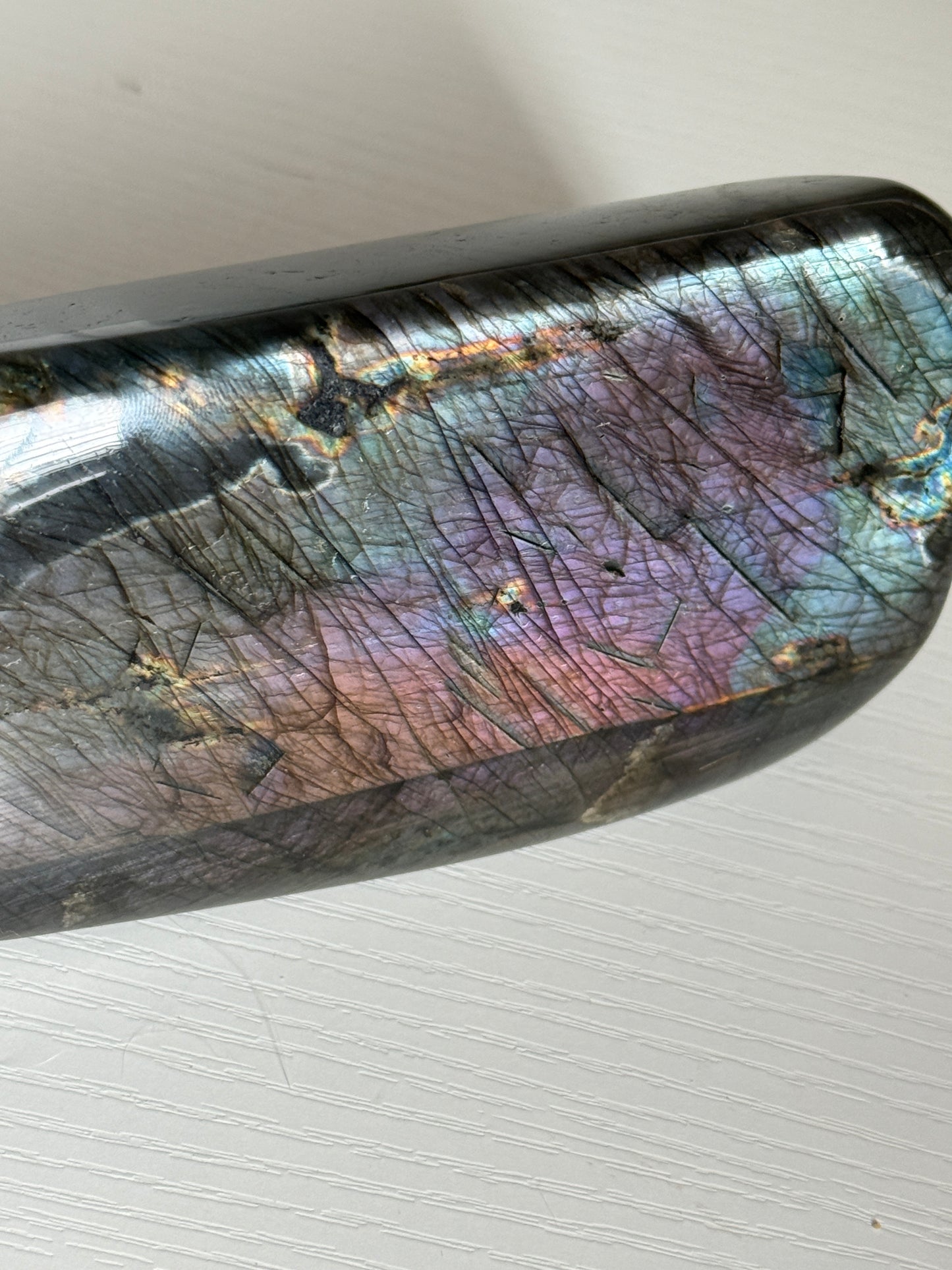 2lb Rainbow Silver Sheen Labradorite Freeform