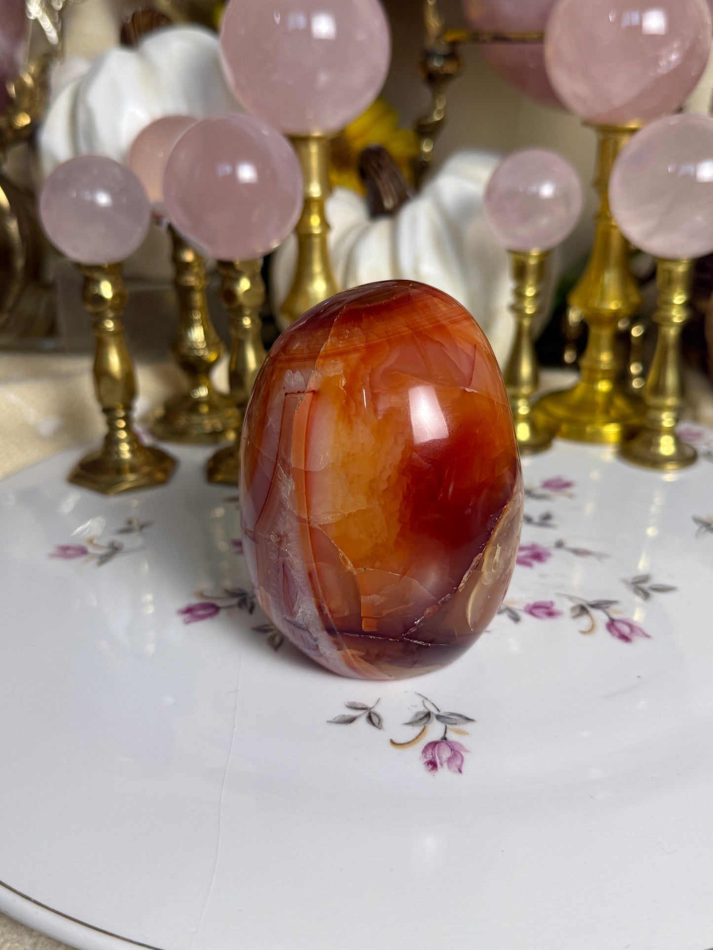 Glowing Agate Quartz Filled Carnelian Freeform