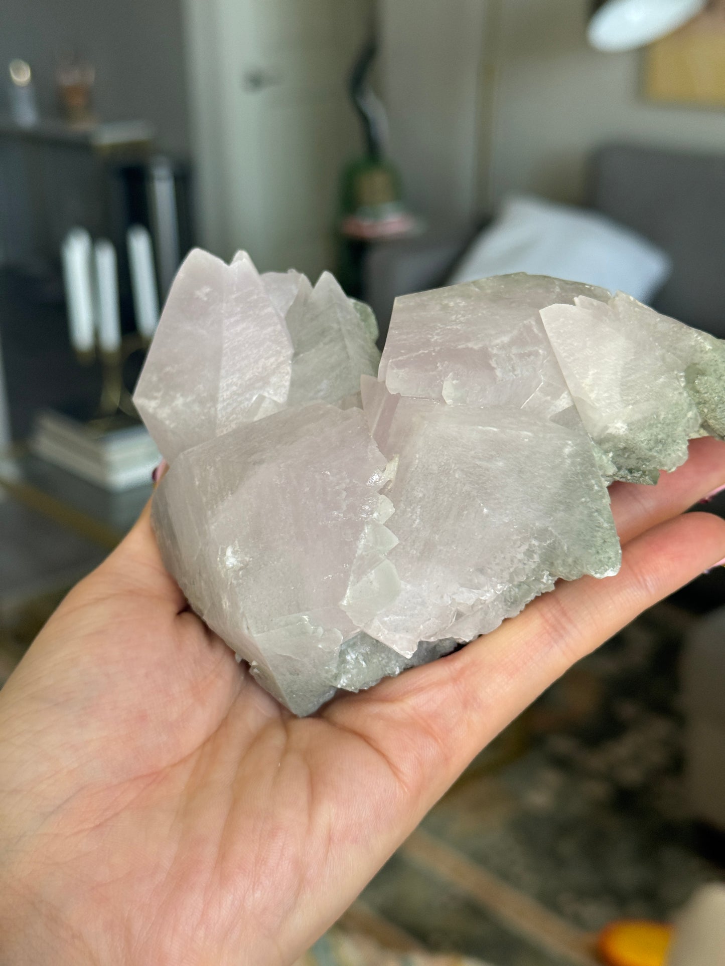 UNREAL Purple Heart Shape Calcite 🫶🏻🌟 Locality: France