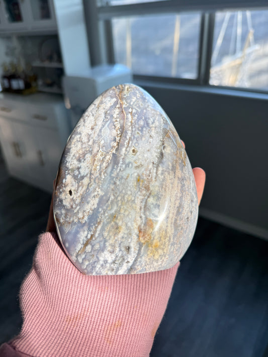 Pastel Orby Sea Jasper Freeform ⭐️✨