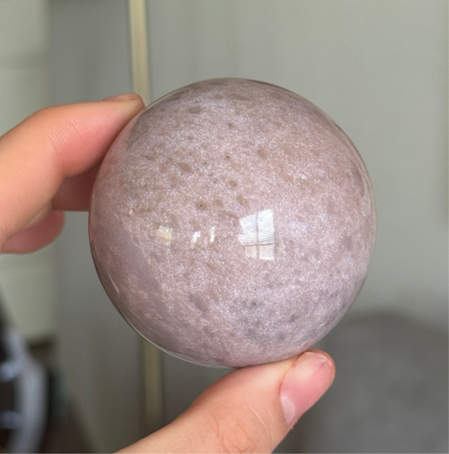 Pink and Purple Sea Jasper Sphere