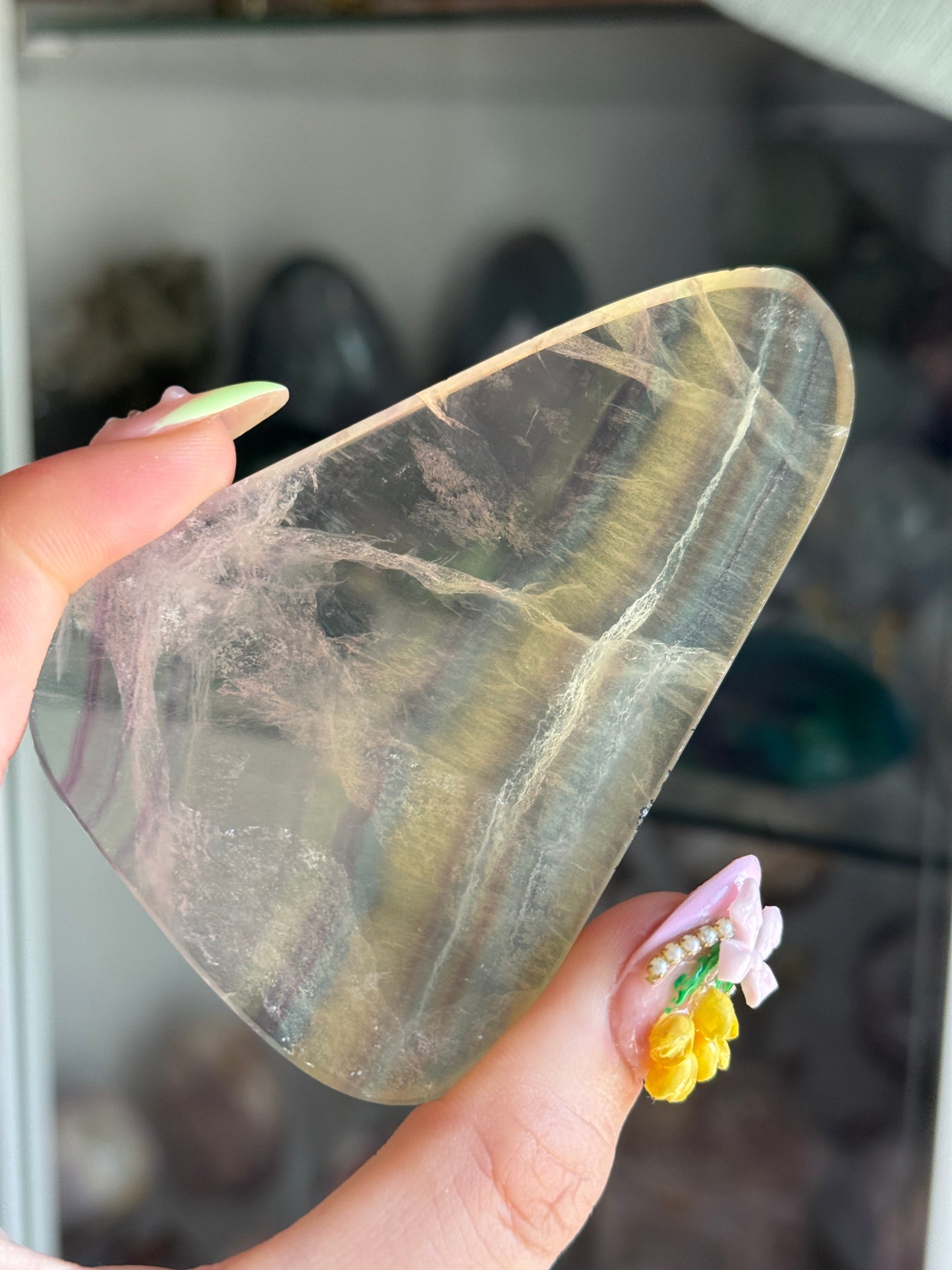 Polished Fluorite Slab C