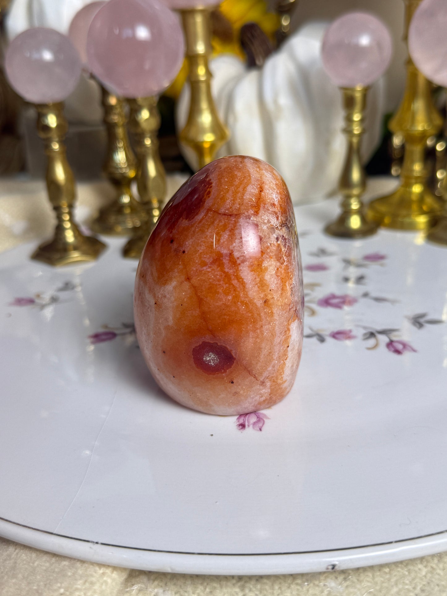 Quartz Filled Coral Carnelian Freeform