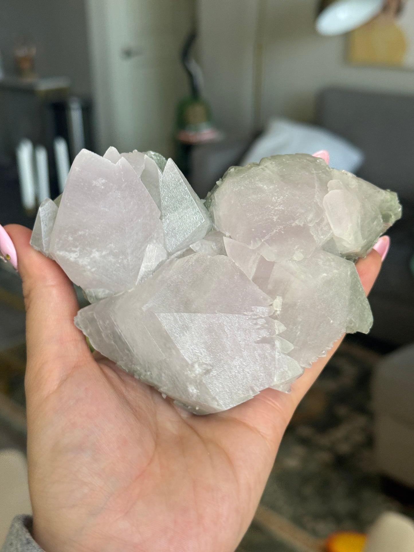 UNREAL Purple Heart Shape Calcite 🫶🏻🌟 Locality: France