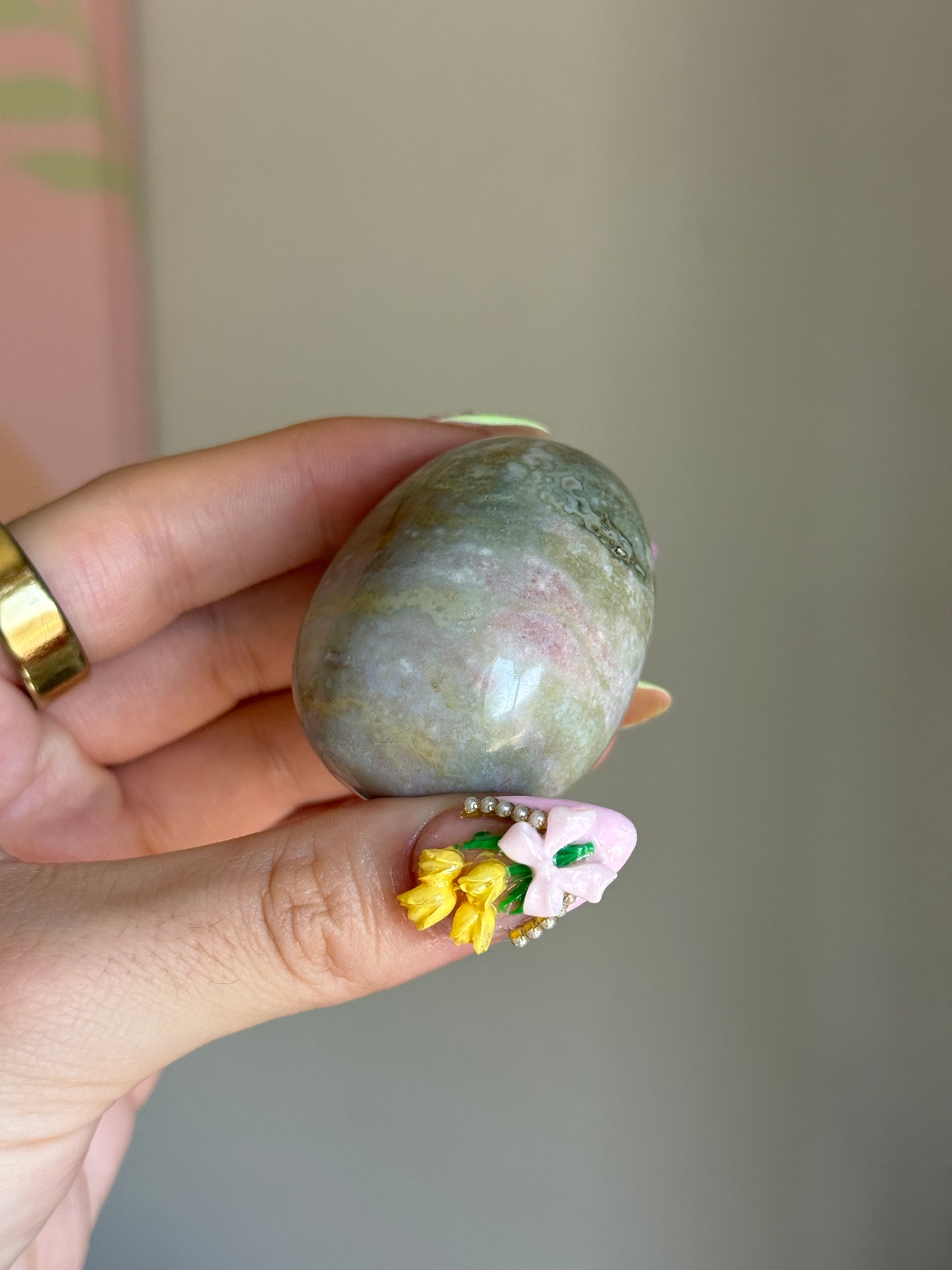 Strawberry Matcha Jasper Palm