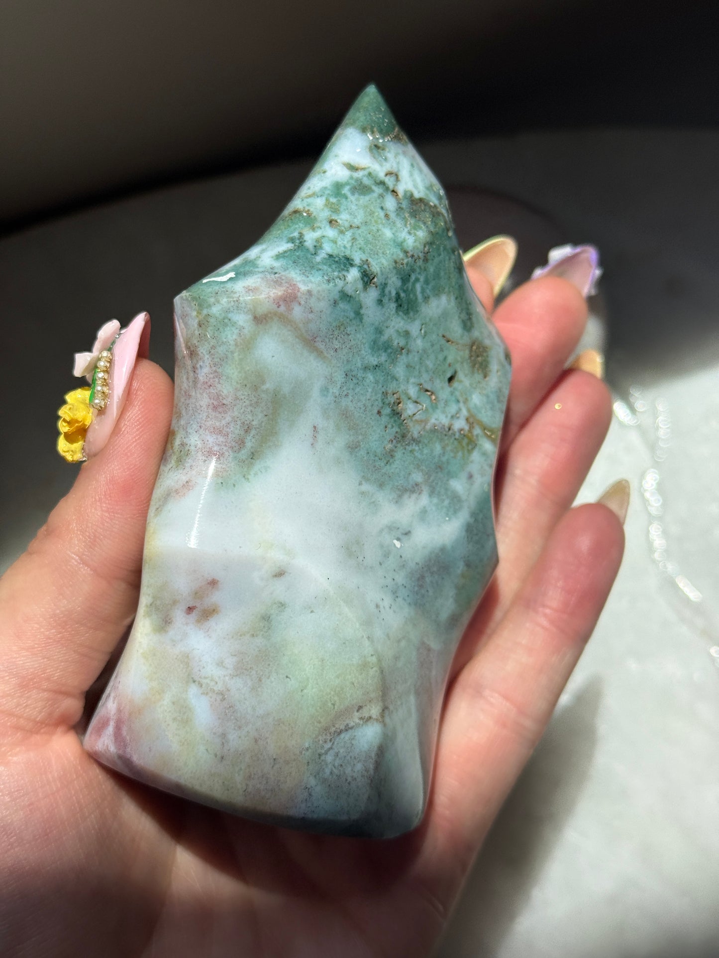Rainbow Sea Jasper Flame