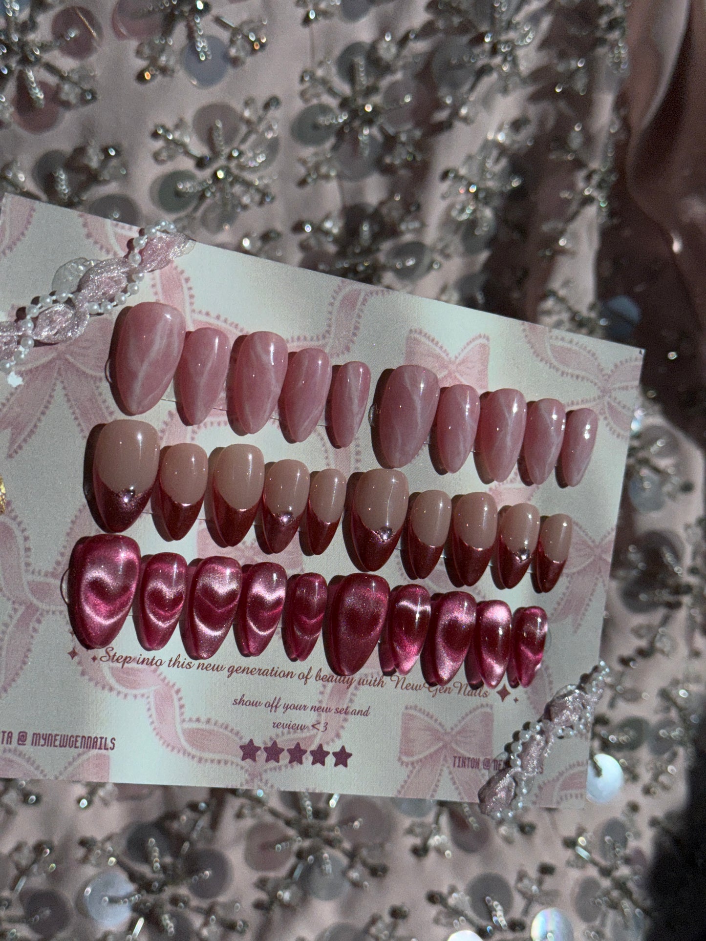 Velvet Rose Press On Nail Trio Bundle -Valentines Day Edition💗🎀