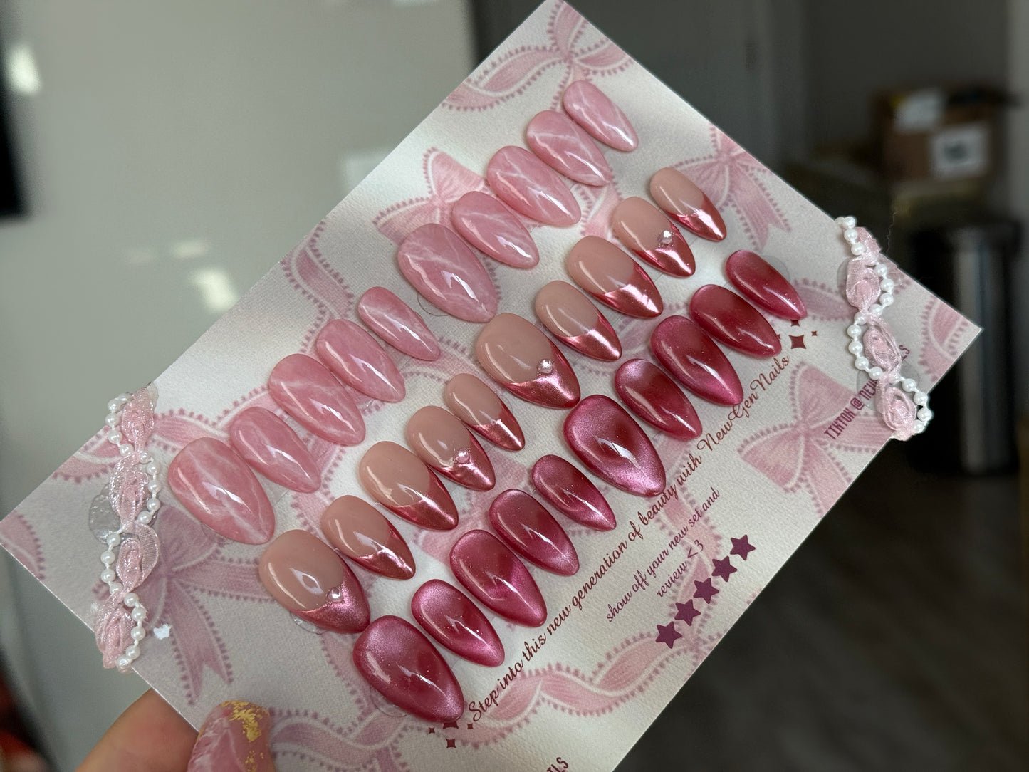 Velvet Rose Press On Nail Trio Bundle -Valentines Day Edition💗🎀