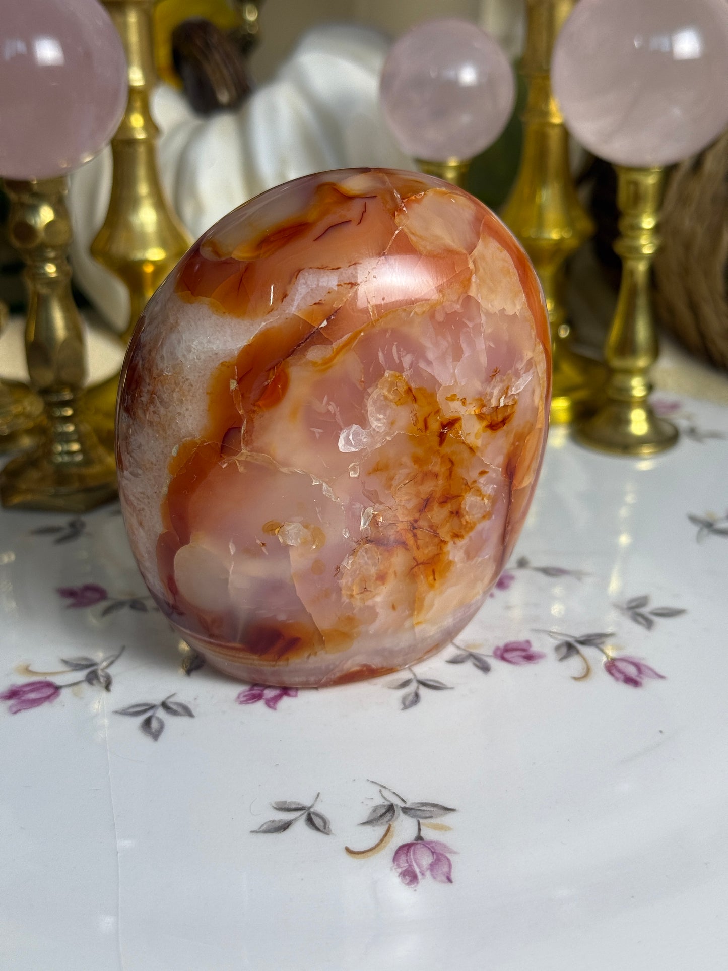 Beautiful Gradient Banded Carnelian Freeform