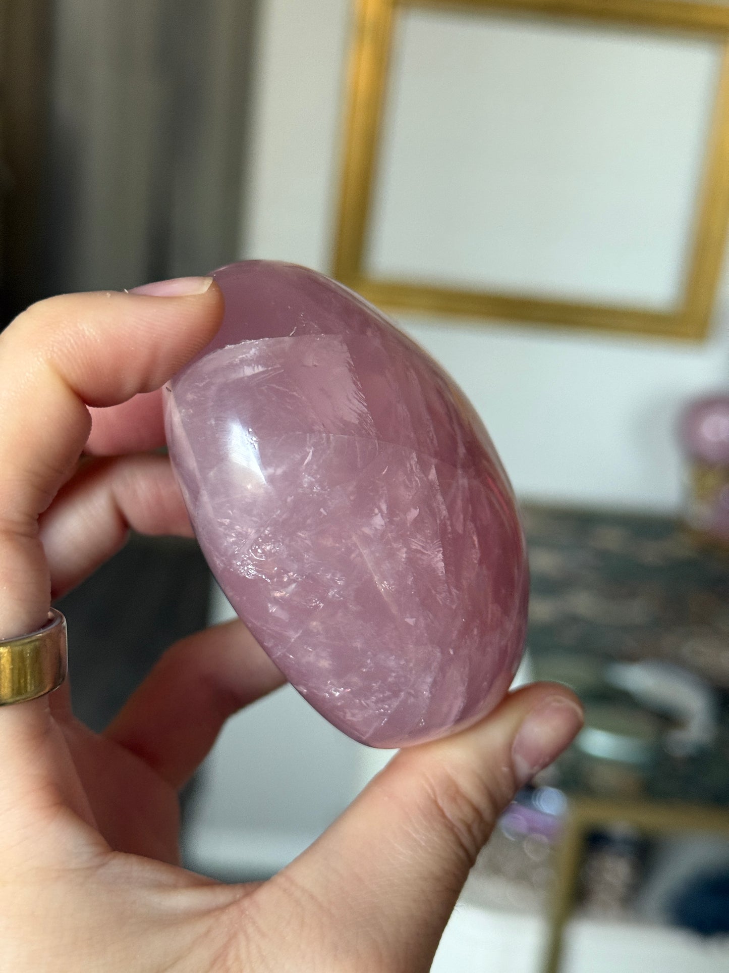 Berry Tone Gemmy Star Rose Quartz Heart ✨