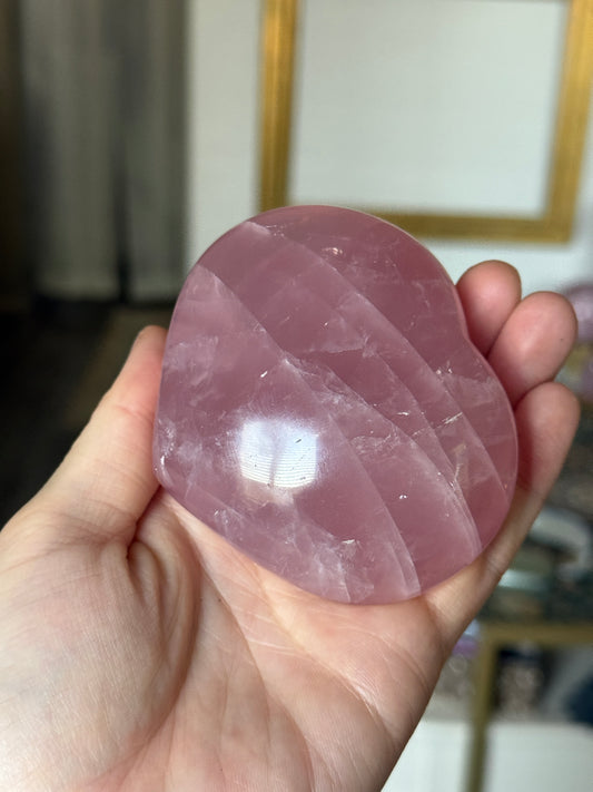 Berry Tone Gemmy Star Rose Quartz Heart ✨