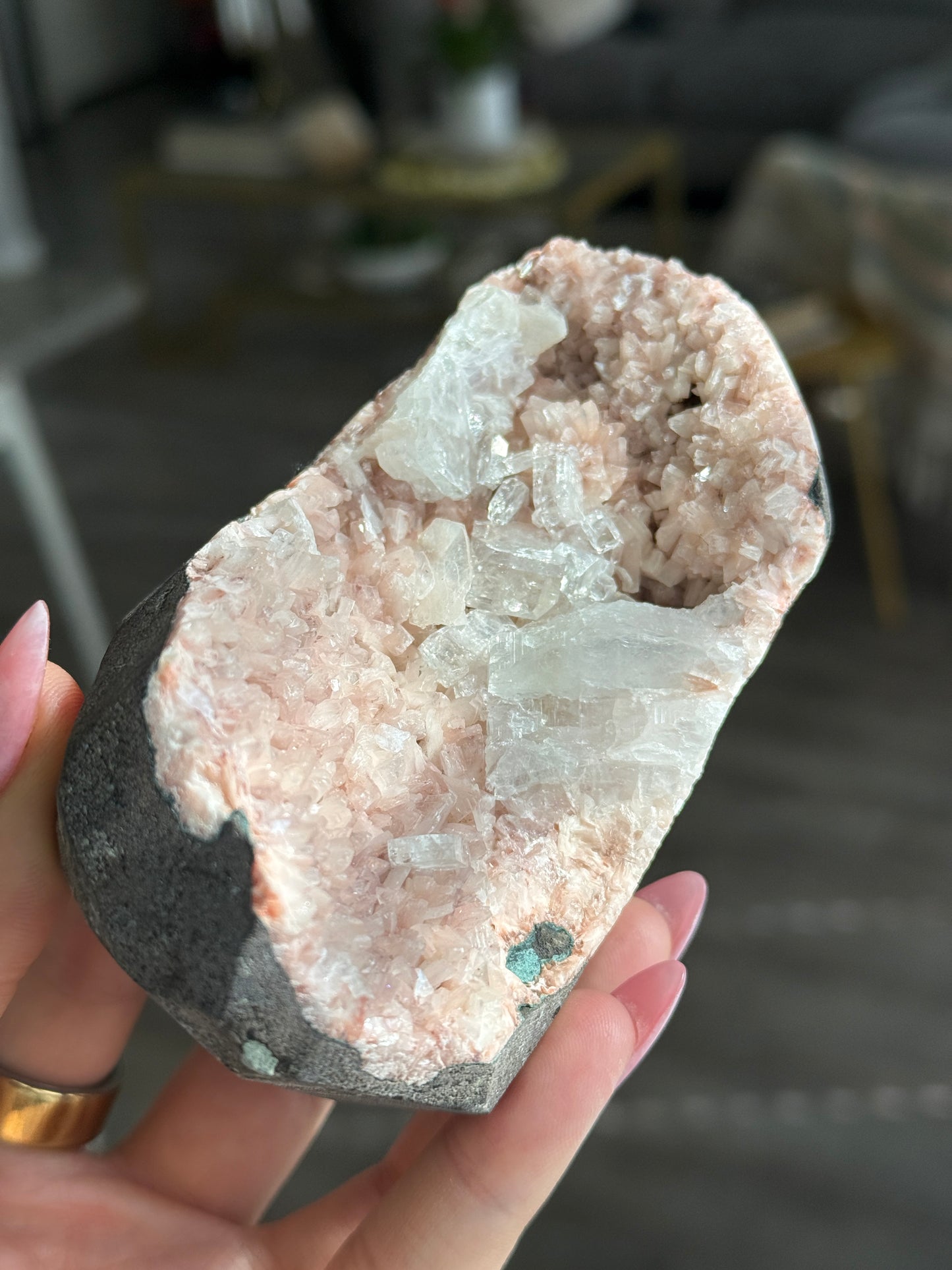 Pink Apothyllite Cave Freeform
