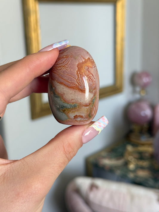 Mini Pink Polychrome Jasper Freeform