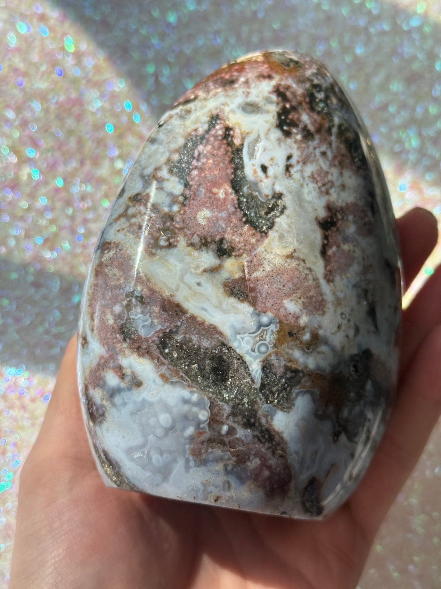 Unreal Raspberry  Pink Cosmic Jasper Freeform