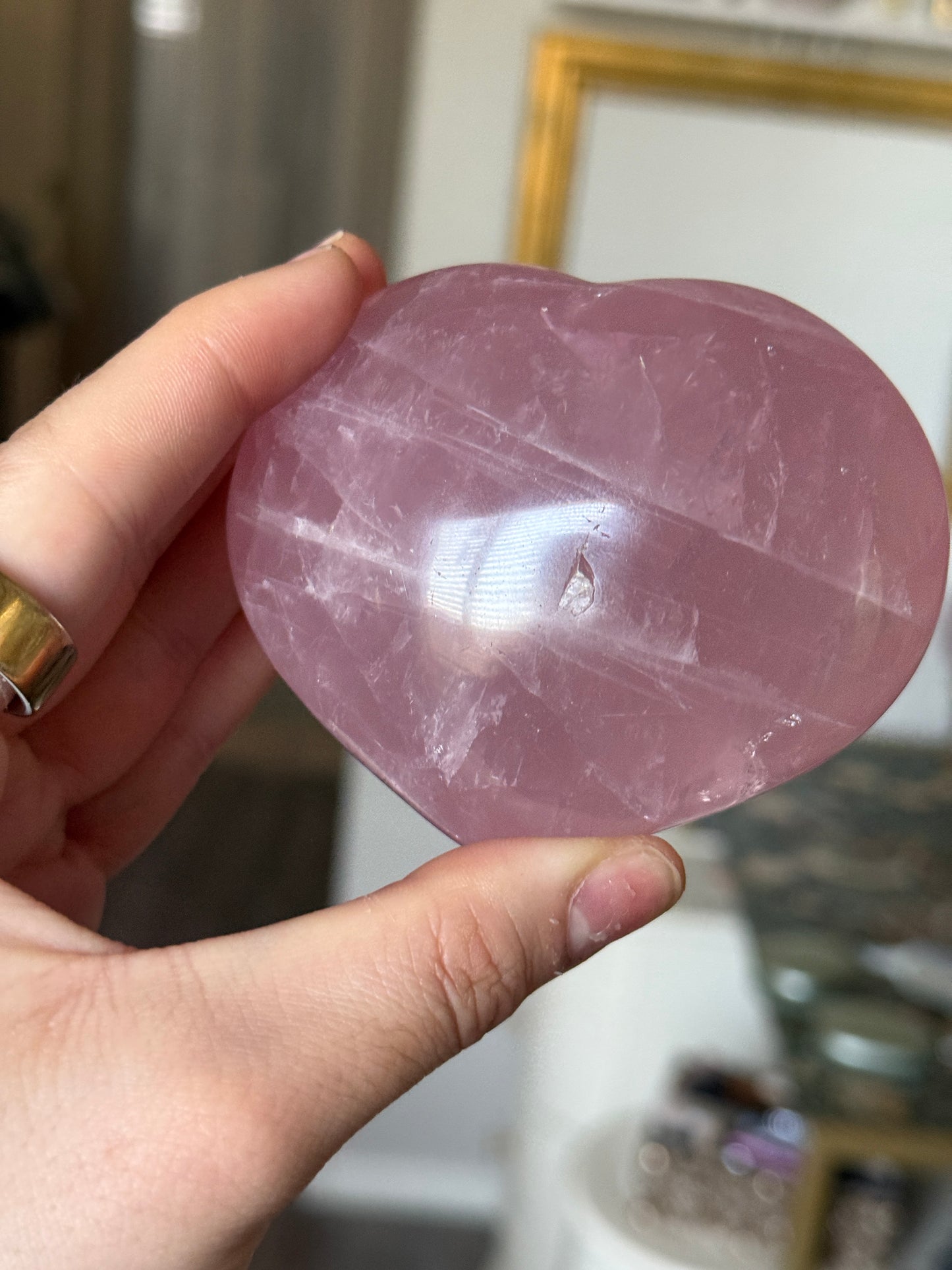 Berry Tone Gemmy Star Rose Quartz Heart ✨