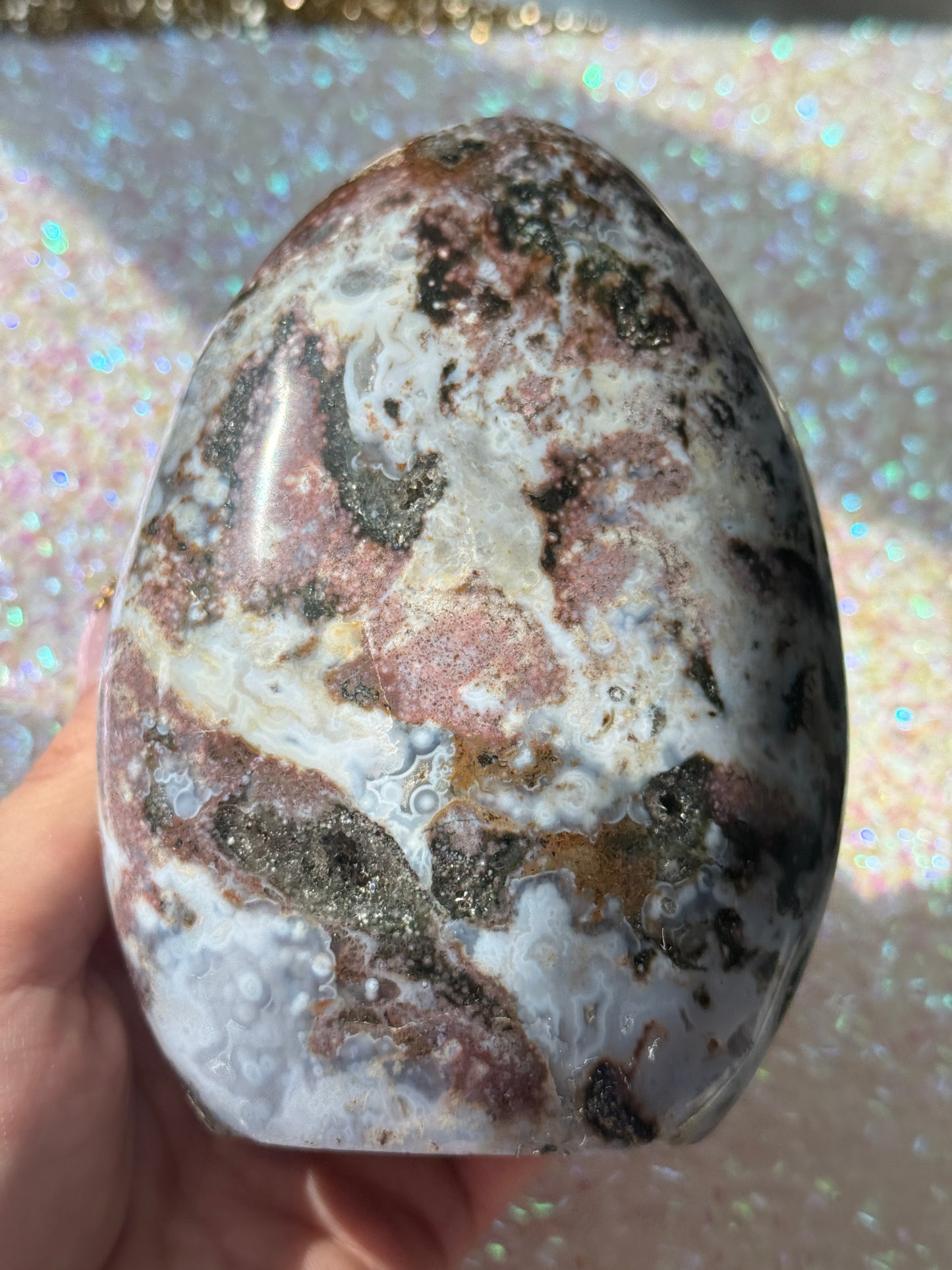 Unreal Raspberry  Pink Cosmic Jasper Freeform