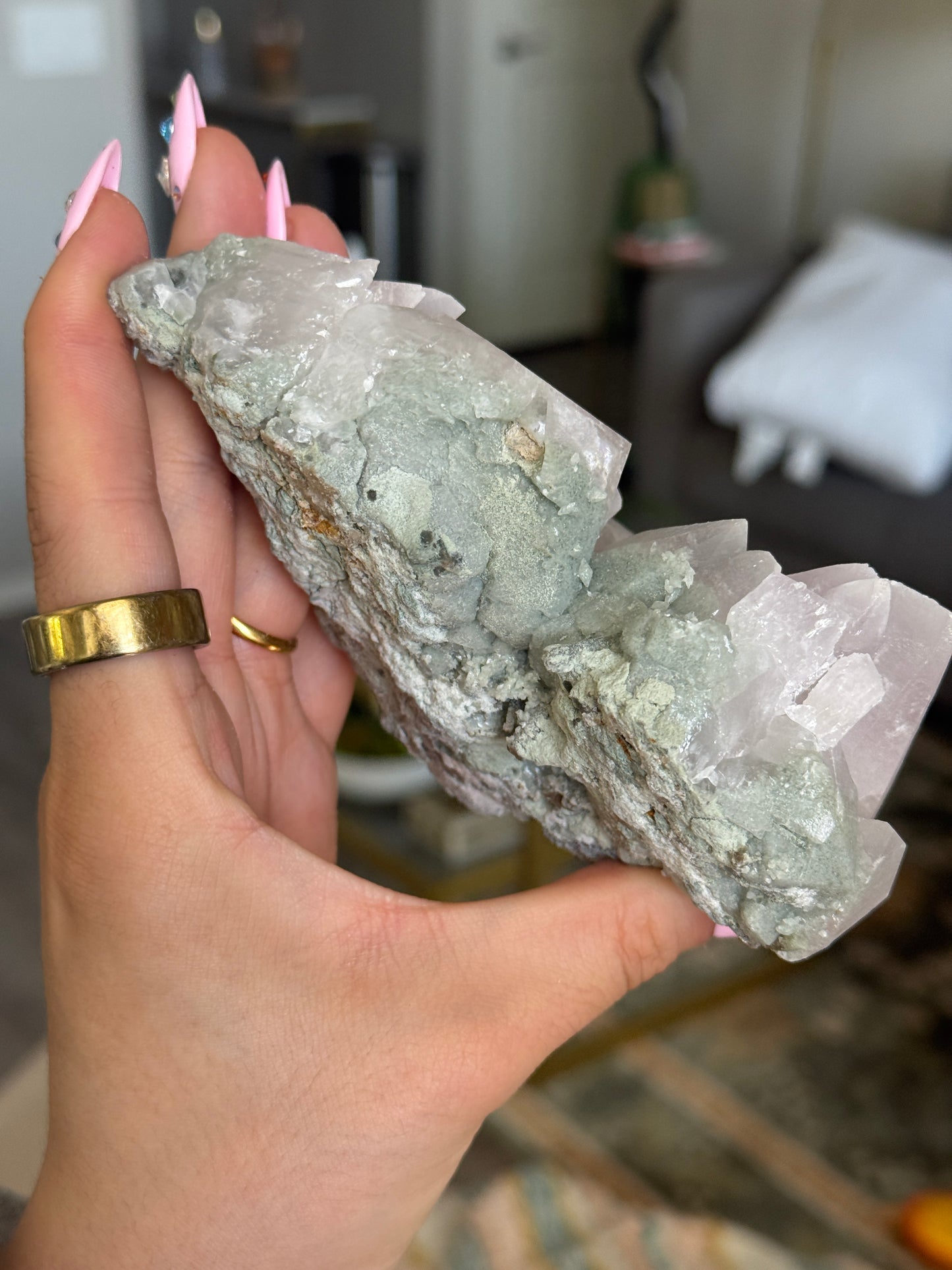 UNREAL Purple Heart Shape Calcite 🫶🏻🌟 Locality: France