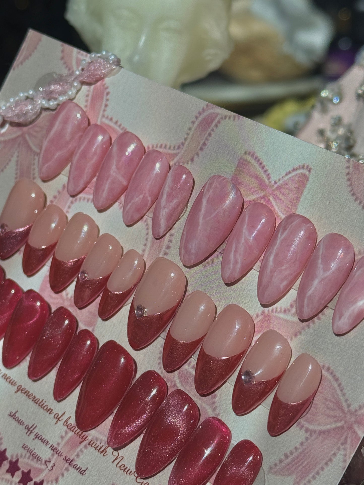 Velvet Rose Press On Nail Trio Bundle -Valentines Day Edition💗🎀