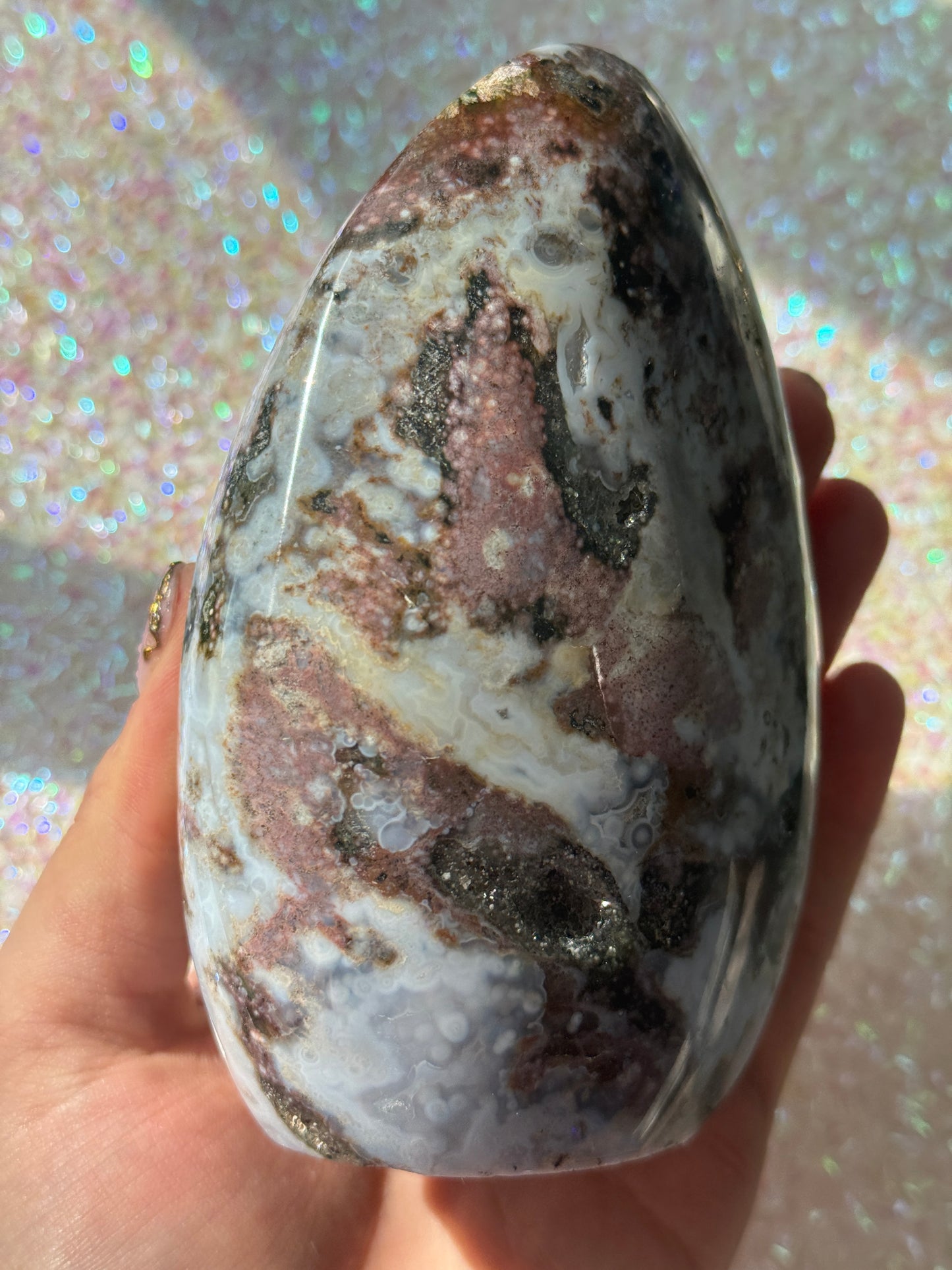 Unreal Raspberry  Pink Cosmic Jasper Freeform
