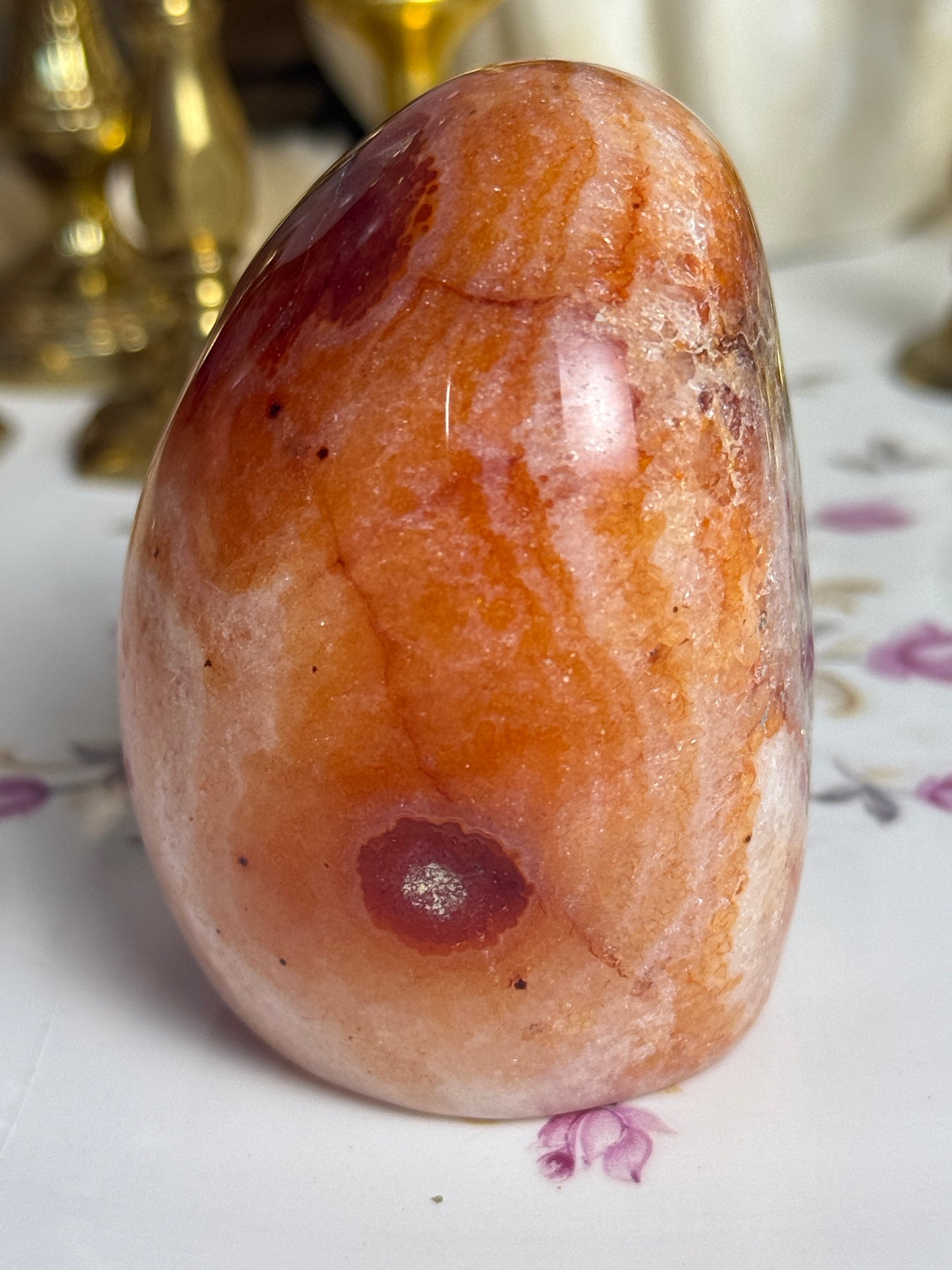 Quartz Filled Coral Carnelian Freeform