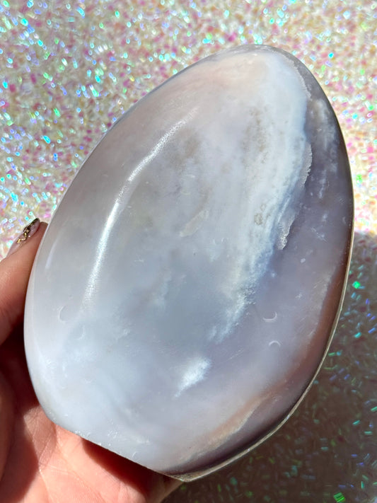 Stunning Pink Purple Glowing Sea Jasper Freeform