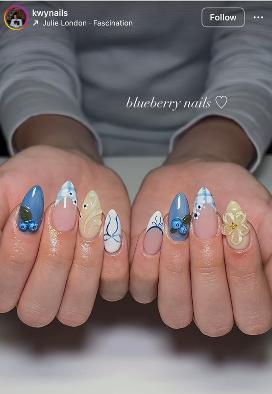 Blueberry Cupcake - Copy and Paste Inspo Set