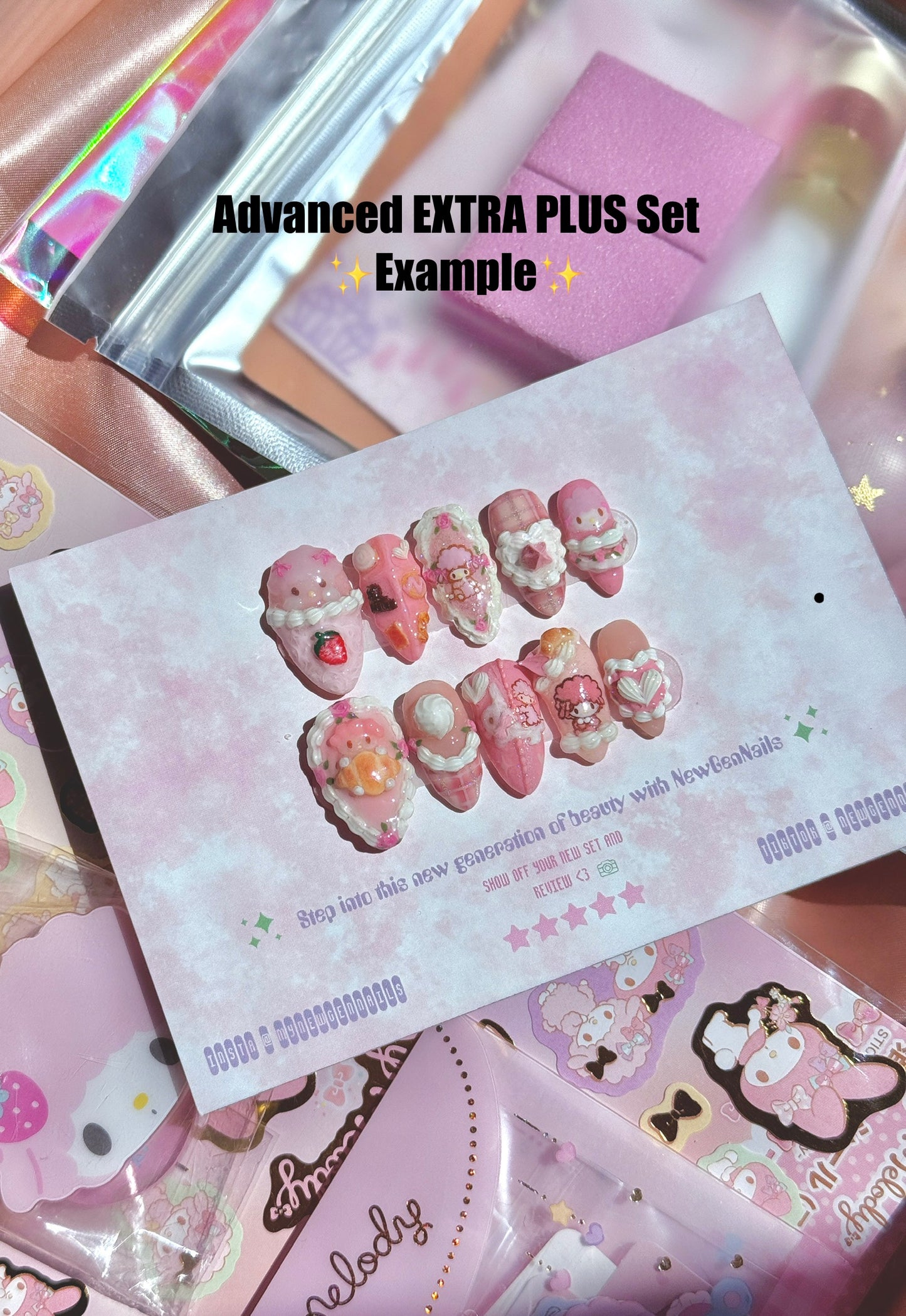 Custom Press On Nail Set