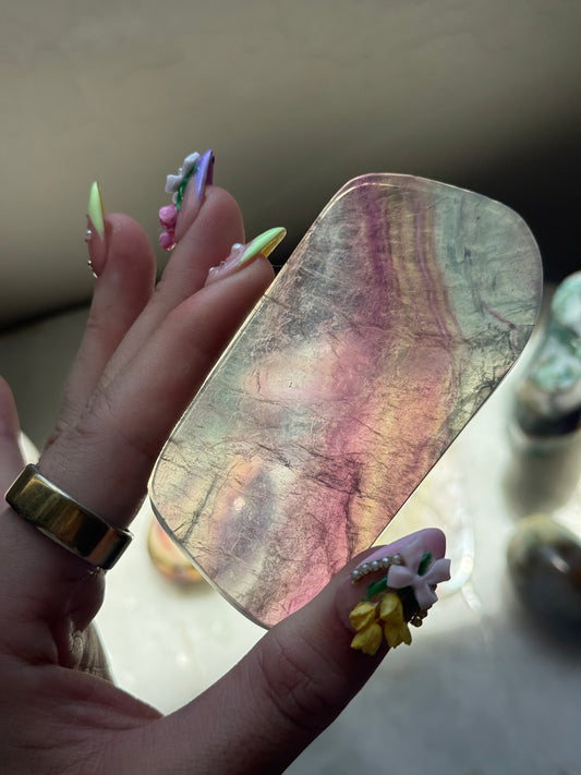 Polished Fluorite Slab B