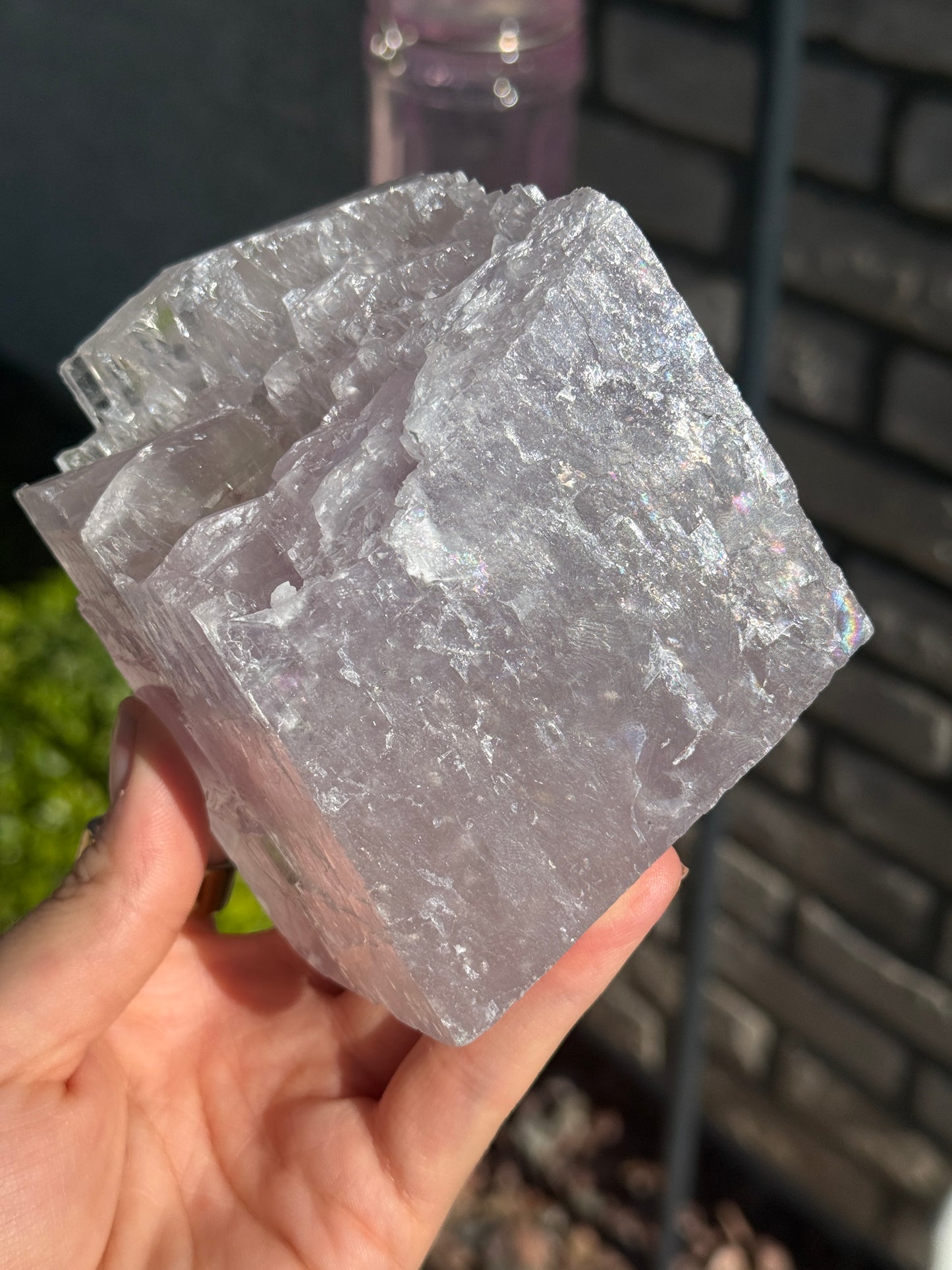 Large Purple Phantom Rainbow-Filled Balmat Calcite 🪄🦄