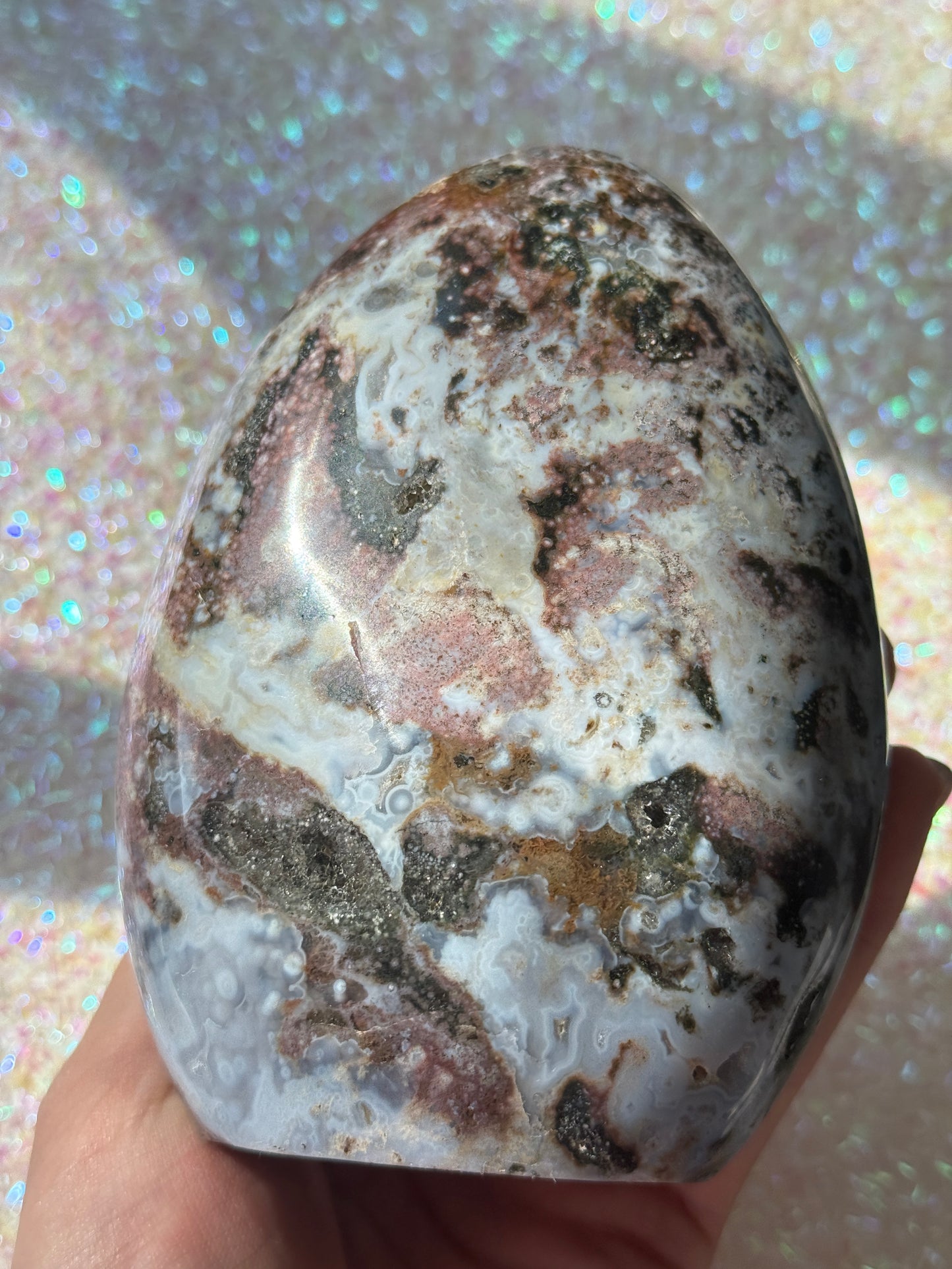 Unreal Raspberry  Pink Cosmic Jasper Freeform